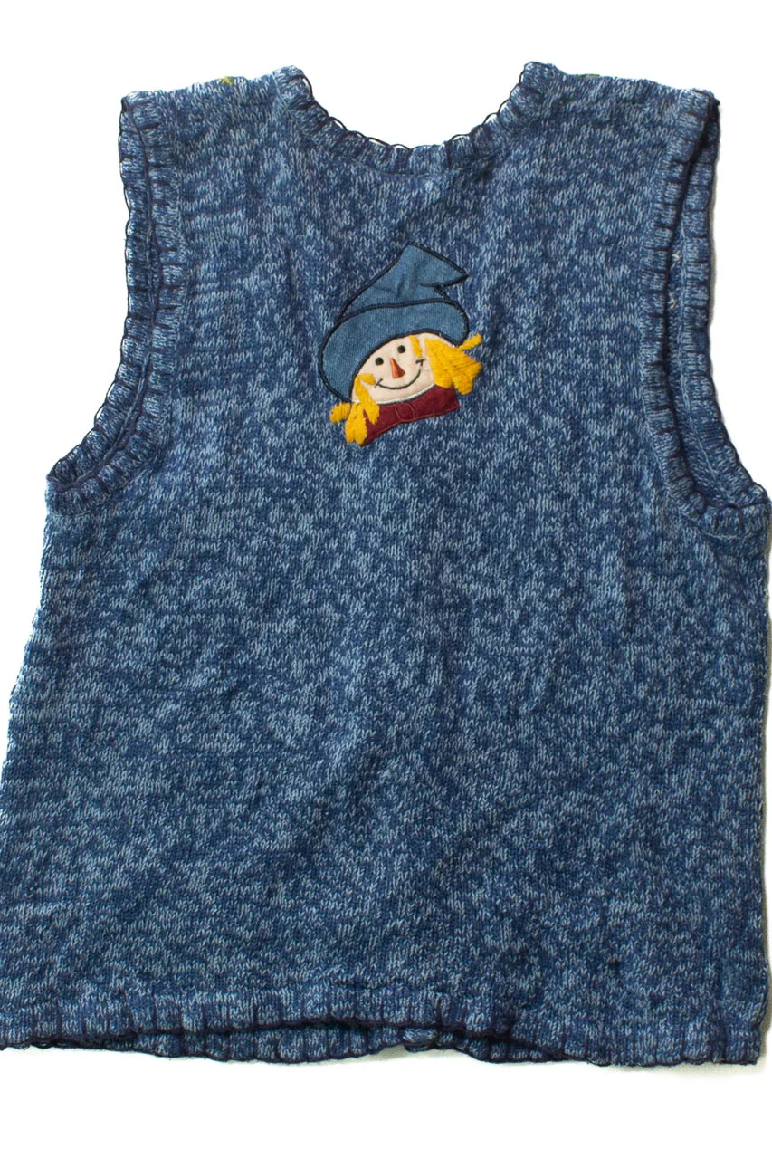 Vintage Pumpkin Patch Halloween Vest (1990s) - Image 2