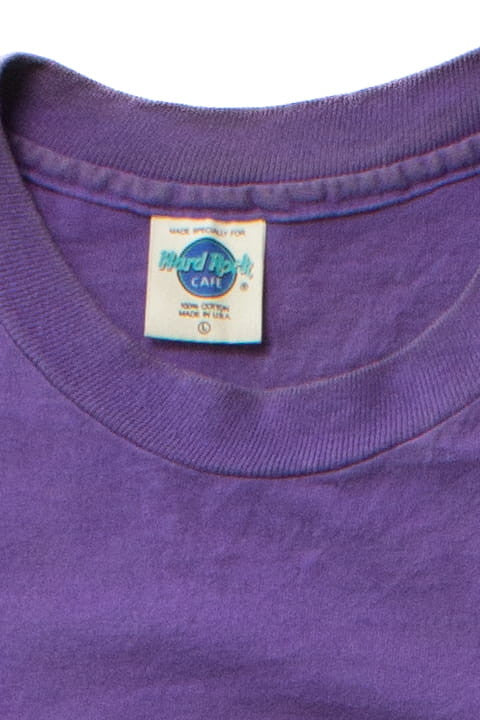 Vintage Purple Hard Rock Cafe Las Vegas T-Shirt (1990s) - Image 3