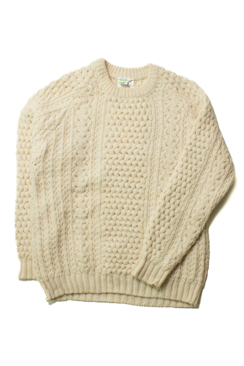 Vintage Quill Knit Fisherman Sweater 1182 - Image 2