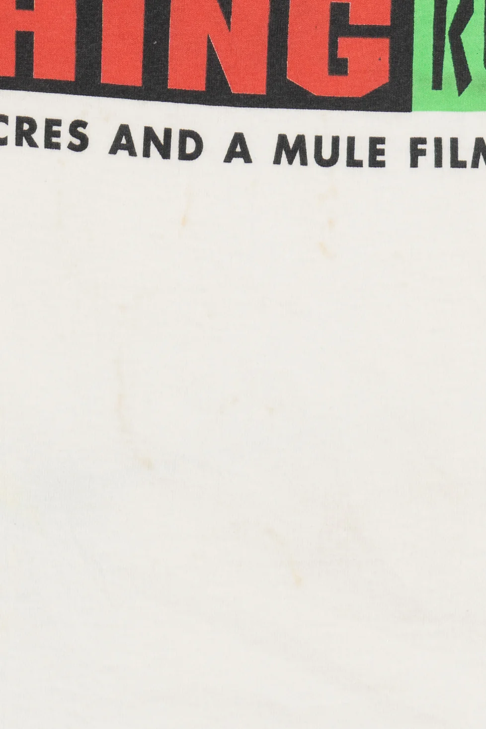 Vintage RARE Spike Lee & More SIGNED "40 Acres And A Mule Filmworks" Production Company T-Shirt (1990s) - Image 6