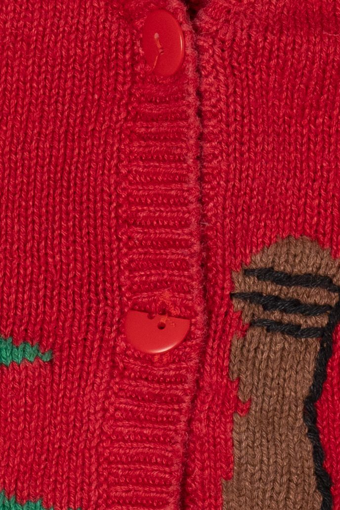 Vintage Red Capacity Ugly Christmas Vest (1990s) - Image 3