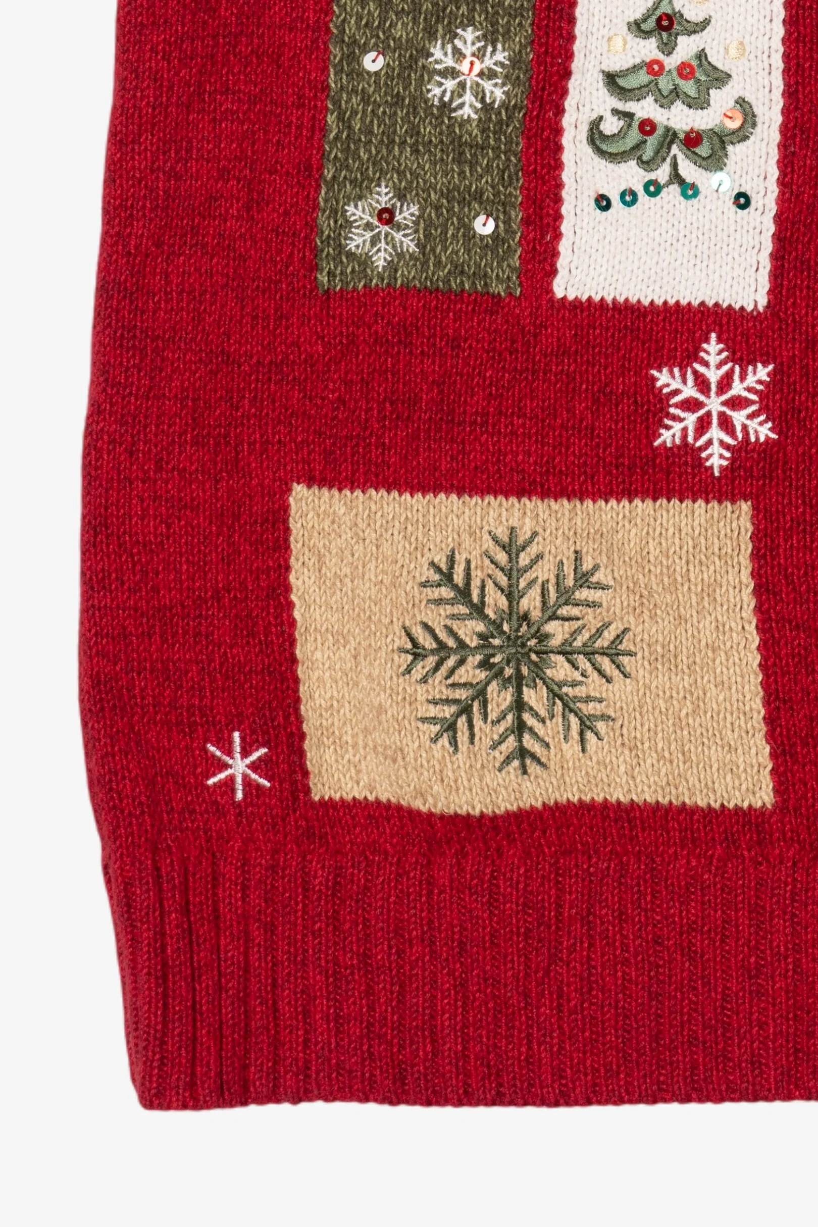 Vintage Red Crystal Kole Ugly Christmas Vest (2000s) - Image 5