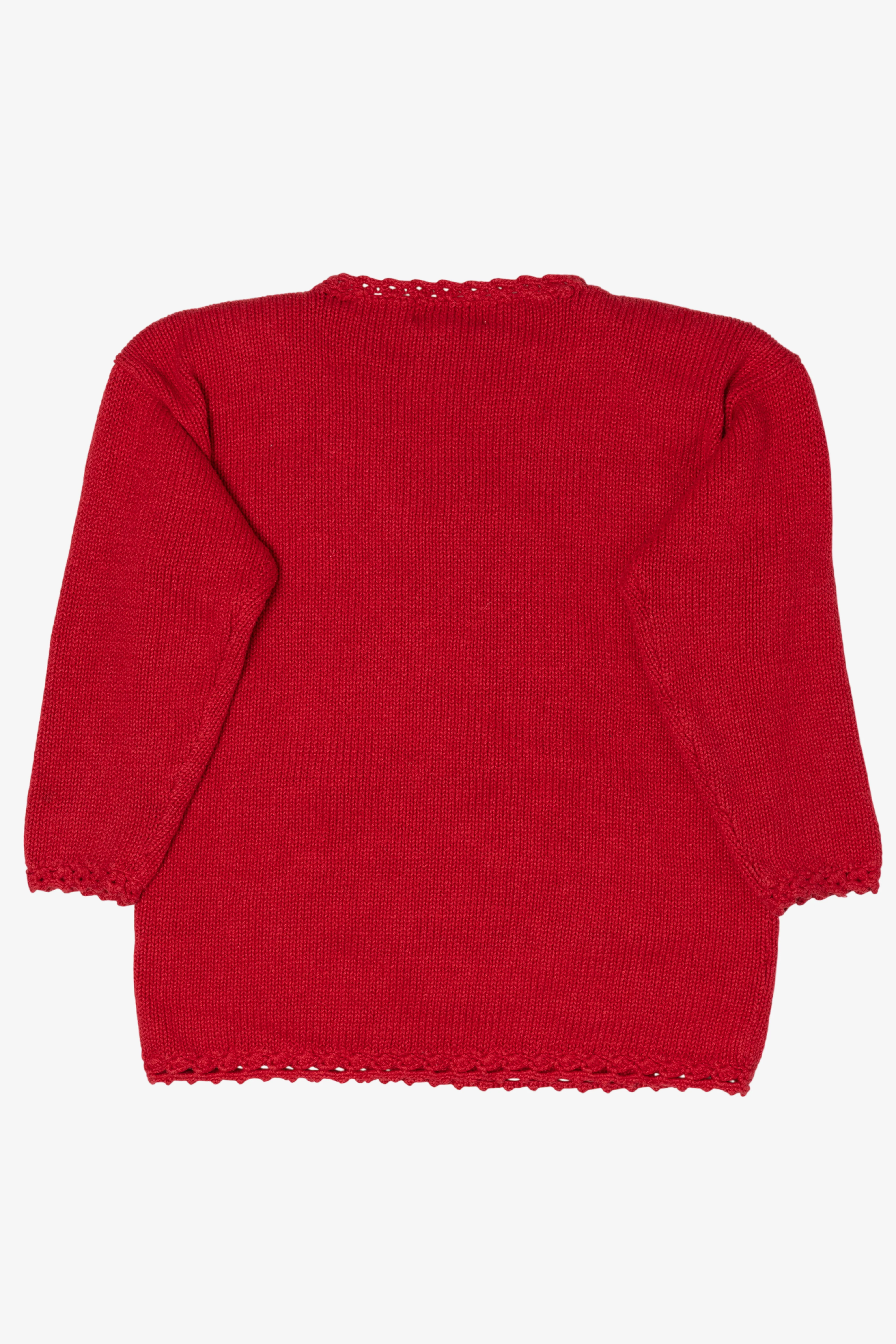 Vintage Red Kim Rogers Tree Ugly Christmas Pullover (1990s) - Image 4