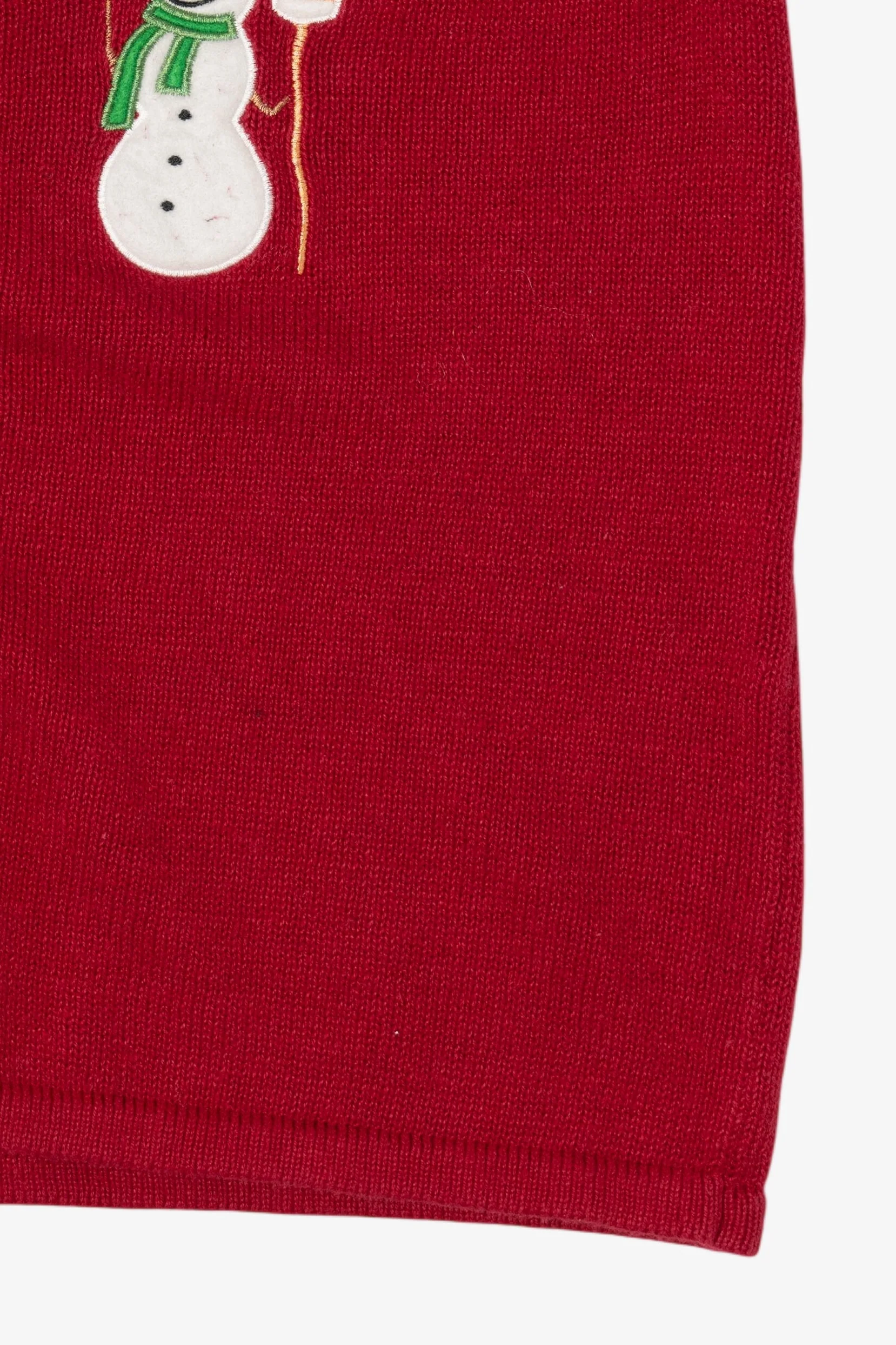 Vintage Red Snowmen Ugly Christmas Vest (2000s) - Image 9