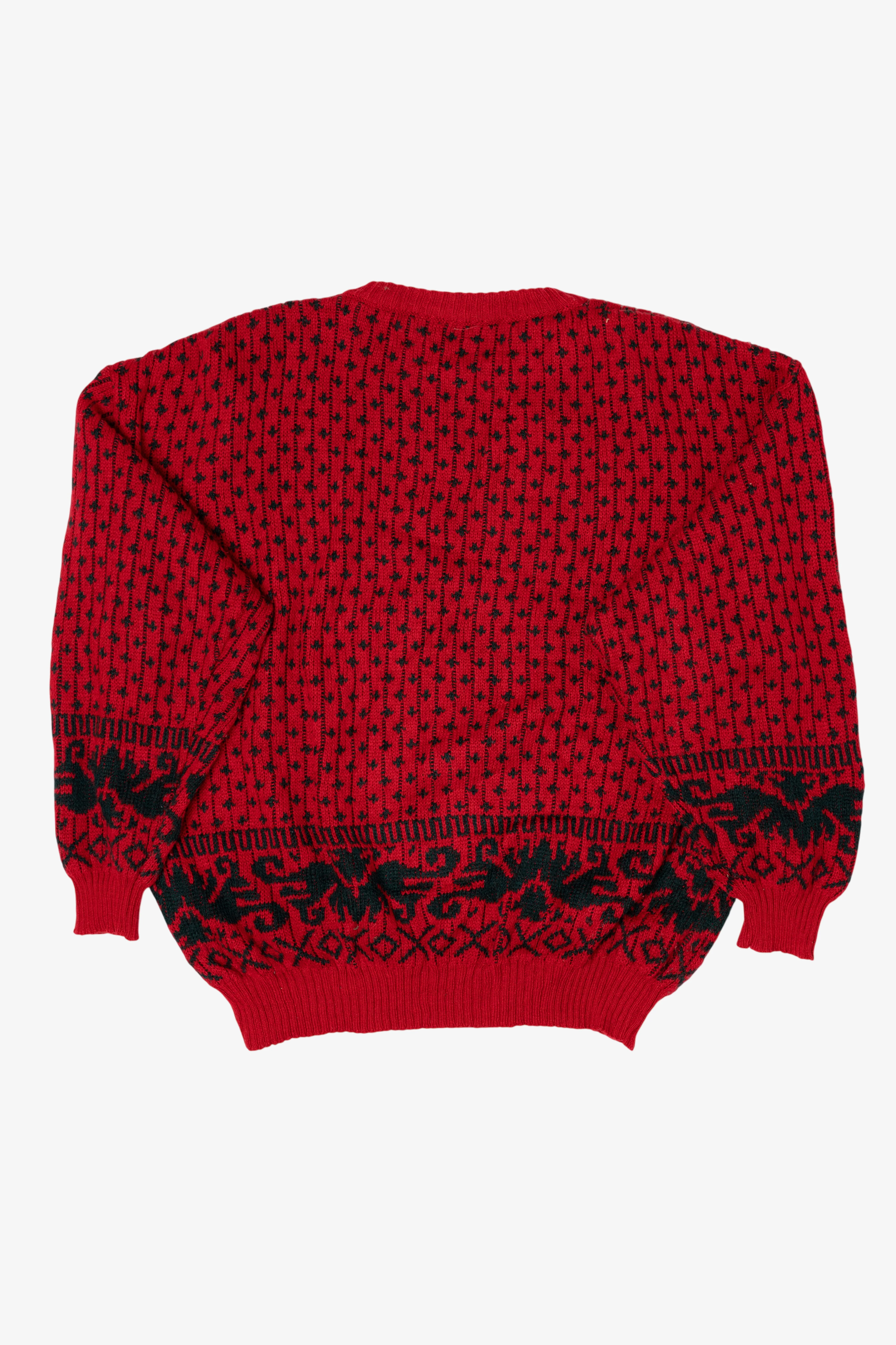 Vintage Red Sweater (1990s) - Image 3