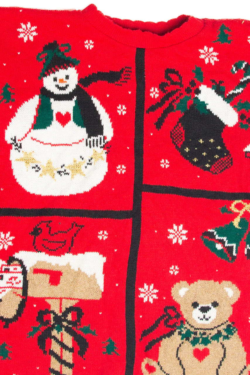 Vintage Red Ugly Christmas Pullover 63261 - Image 2