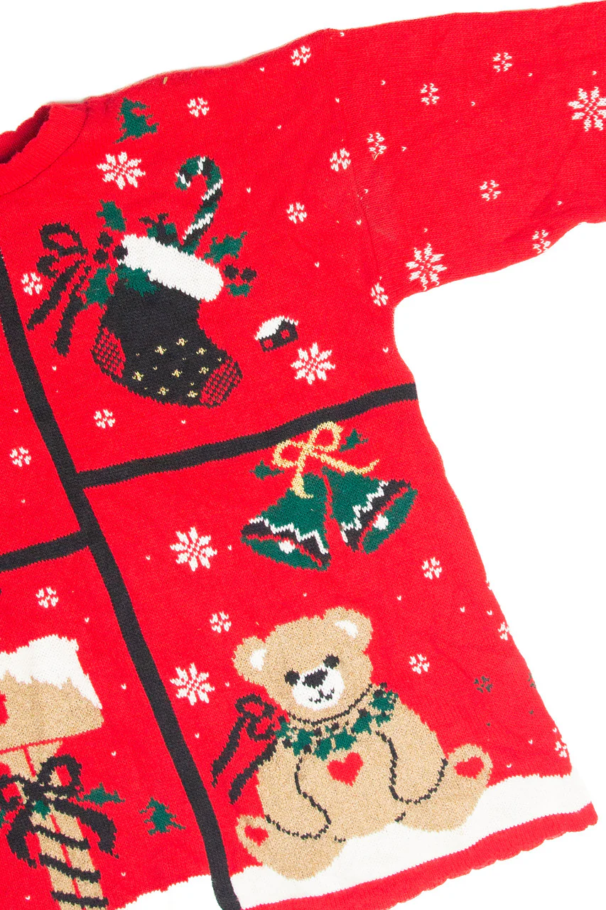 Vintage Red Ugly Christmas Pullover 63261 - Image 3