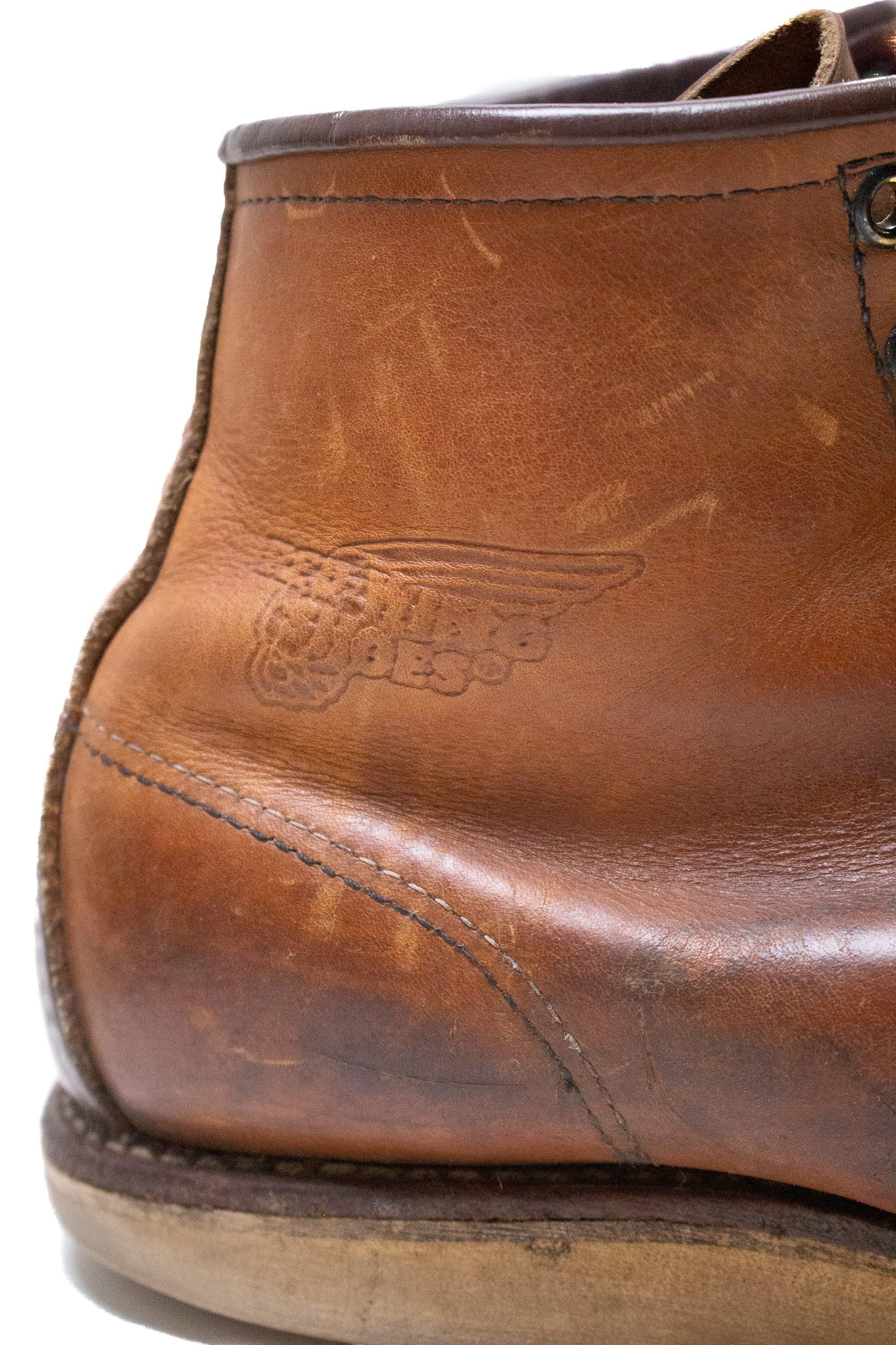Vintage Red Wing 875 Classic Mac Toe Boot Men's Sz 10 - Image 4