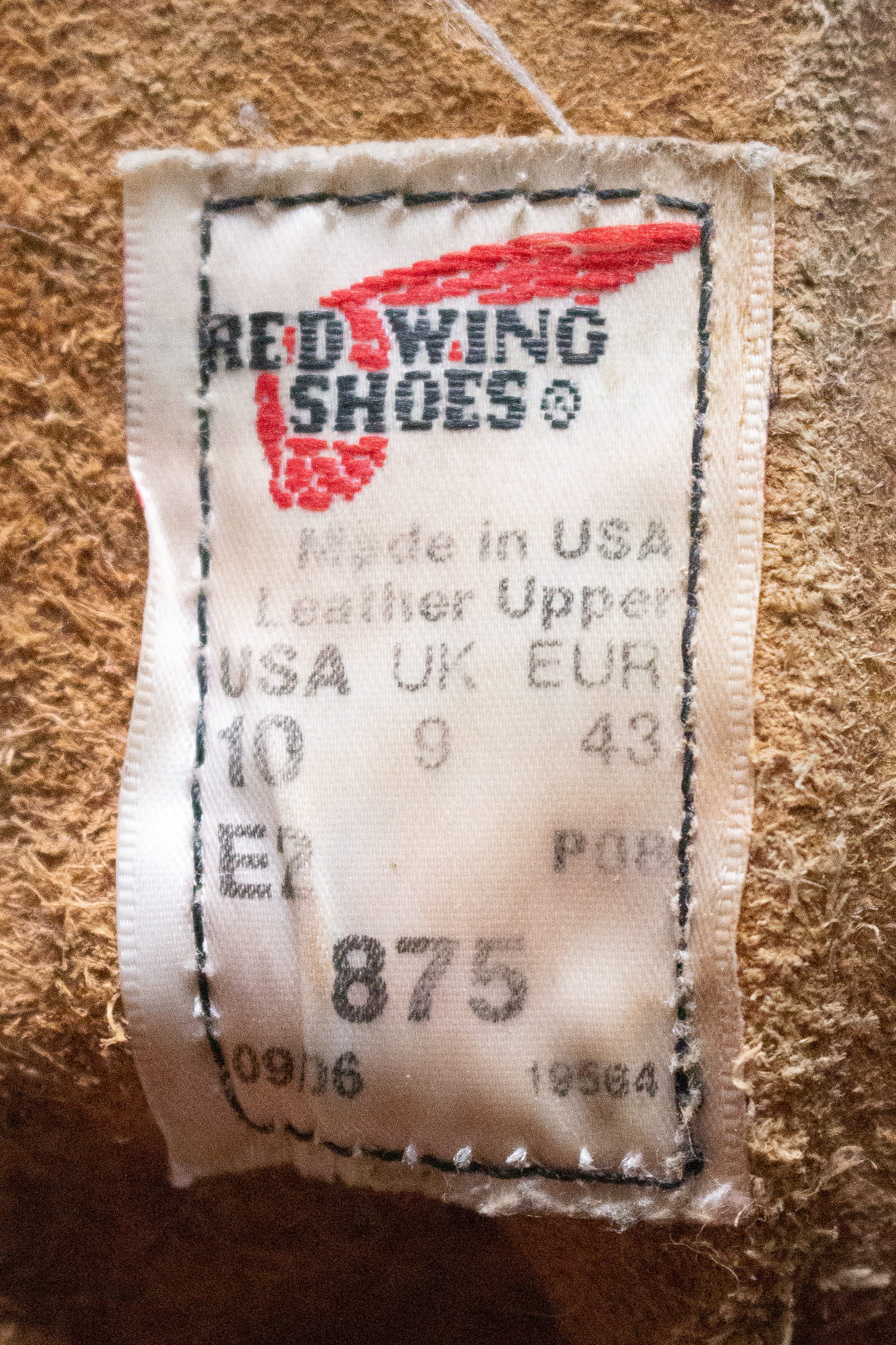 Vintage Red Wing 875 Classic Mac Toe Boot Men's Sz 10 - Image 8