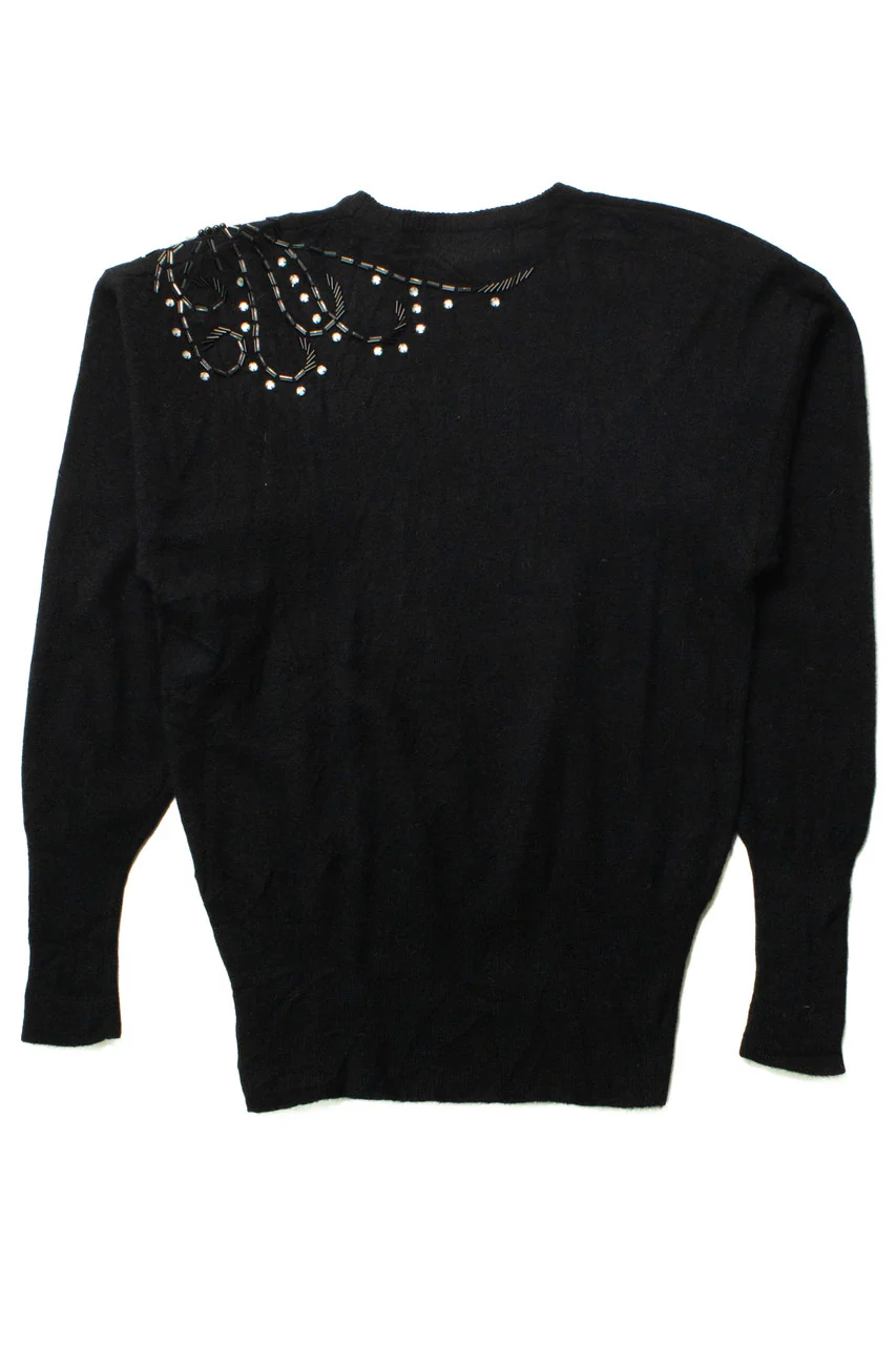 Vintage Rimini Beaded 80s Sweater (1980s) - Image 2