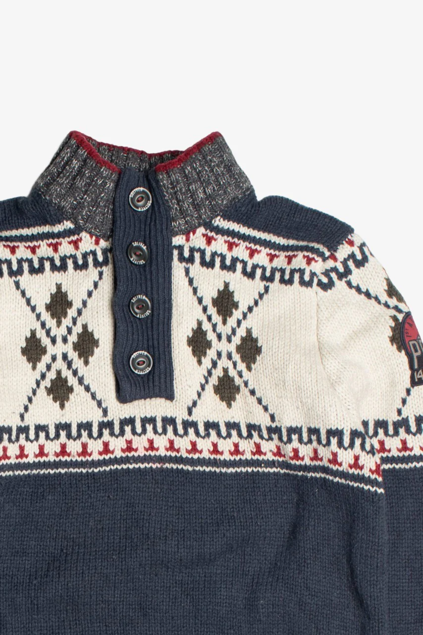 Vintage s.Oliver Mountain Expedition Heavy Fair Isle Sweater - Image 2