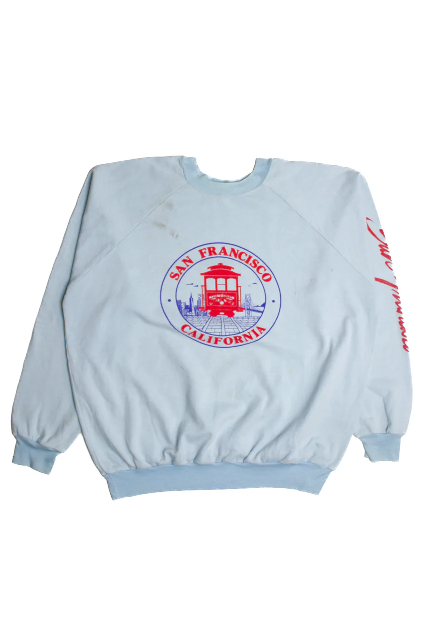 Vintage San Fransisco California Sweatshirt (1990s) - Image 2