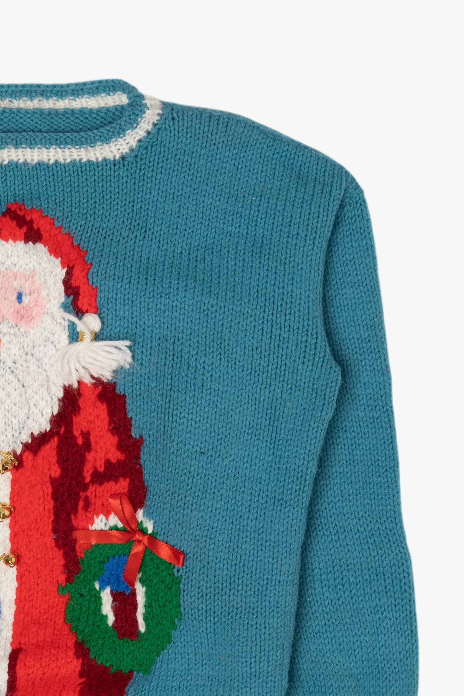 Vintage Santa Ugly Christmas Sweater (1990s) - Image 5