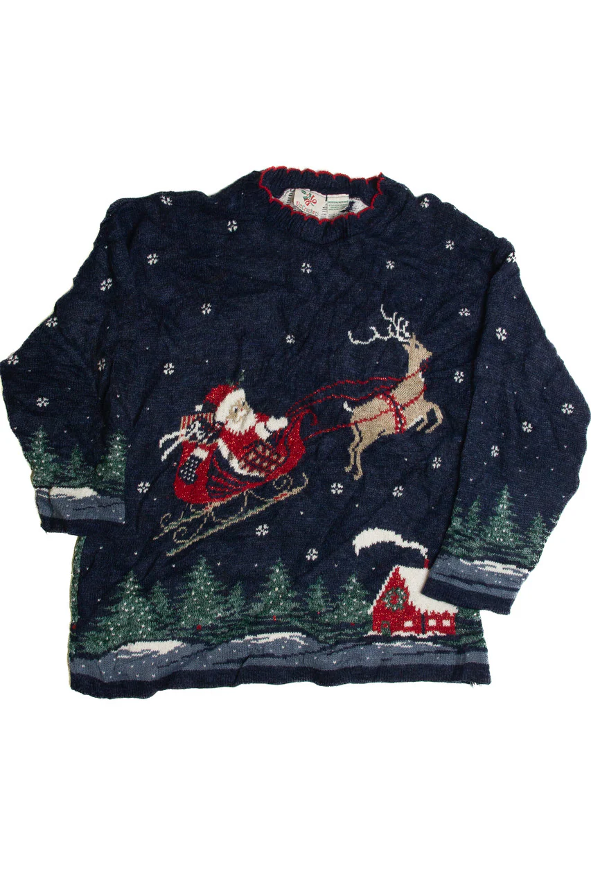 Vintage Santa Ugly Christmas Sweater 59575 - Image 3