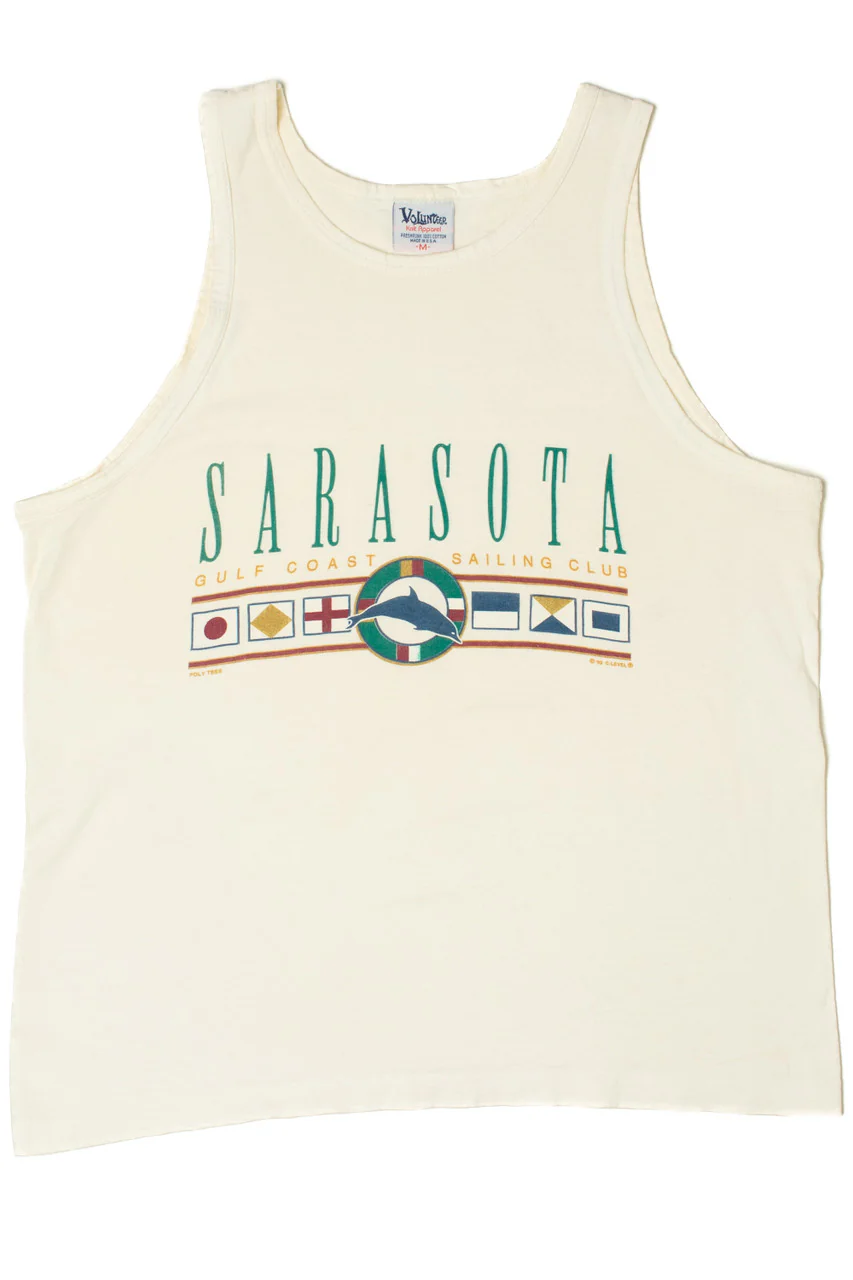 Vintage Sarasota Golf Coast Sailing Club Tank Top - Image 2