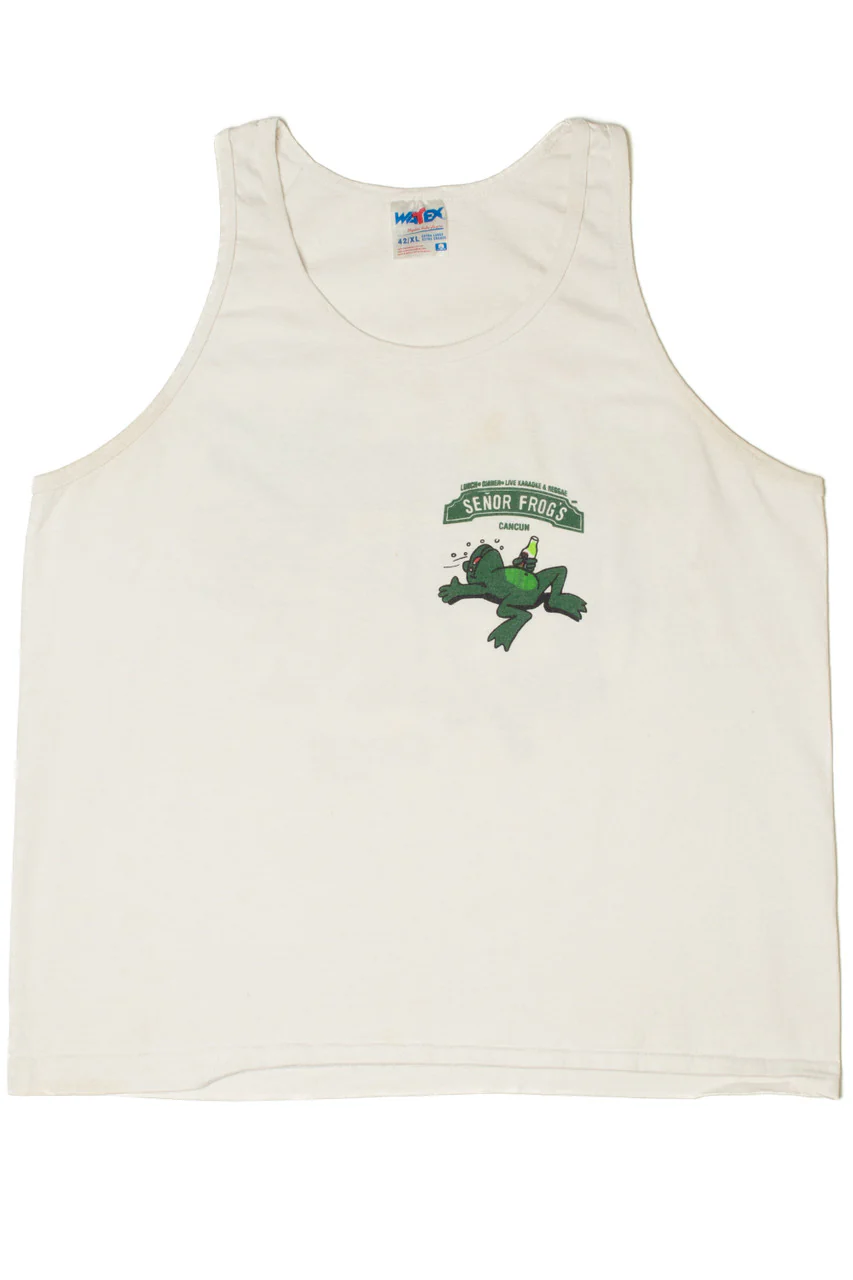 Vintage Señor Frog's Cancun Mexico Tank Top - Image 3