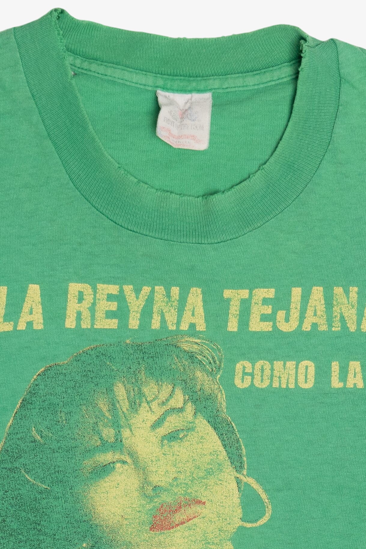 Vintage Selena "La Reyna Tejana" Memorial T-Shirt (1990s) - Image 5