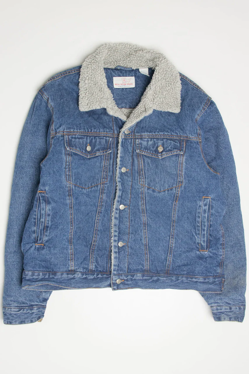 Vintage Sherpa Lined Denim Jacket 1 - Image 2