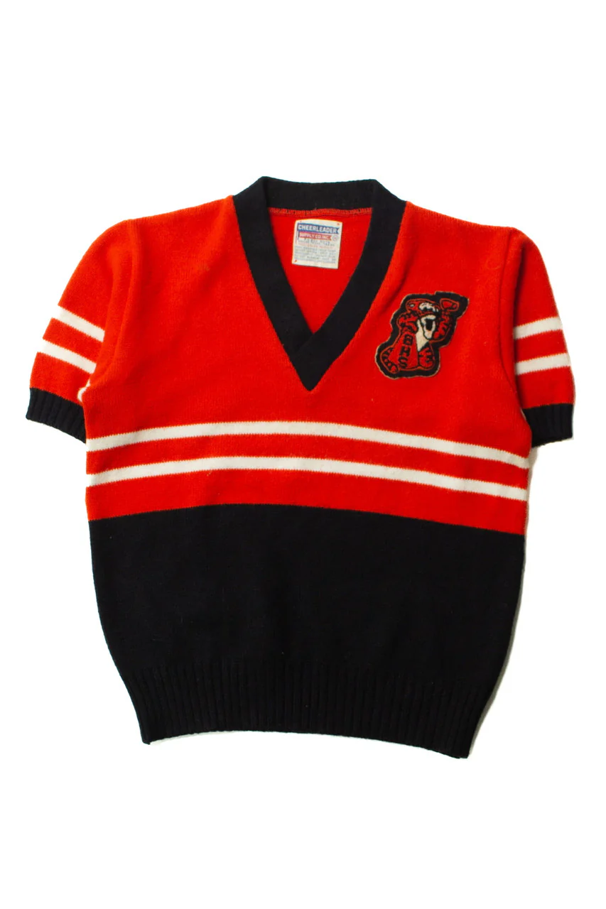 Vintage Short Sleeve BHS Cheer Sweater (1980s) - Image 2