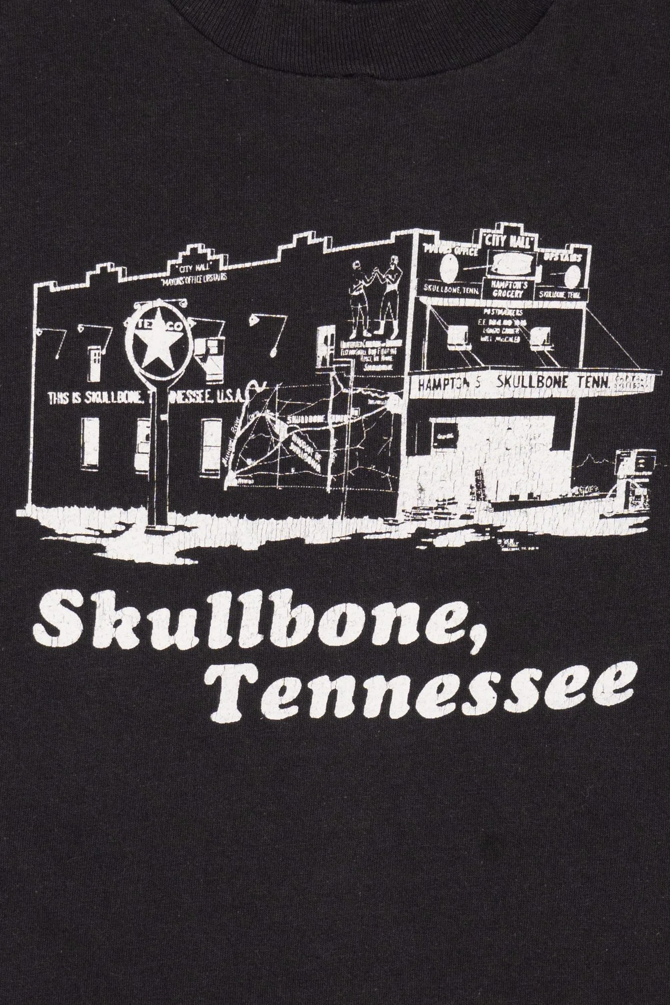 Vintage Skullbone Texas Single Stitch T-Shirt (1990s) - Image 2