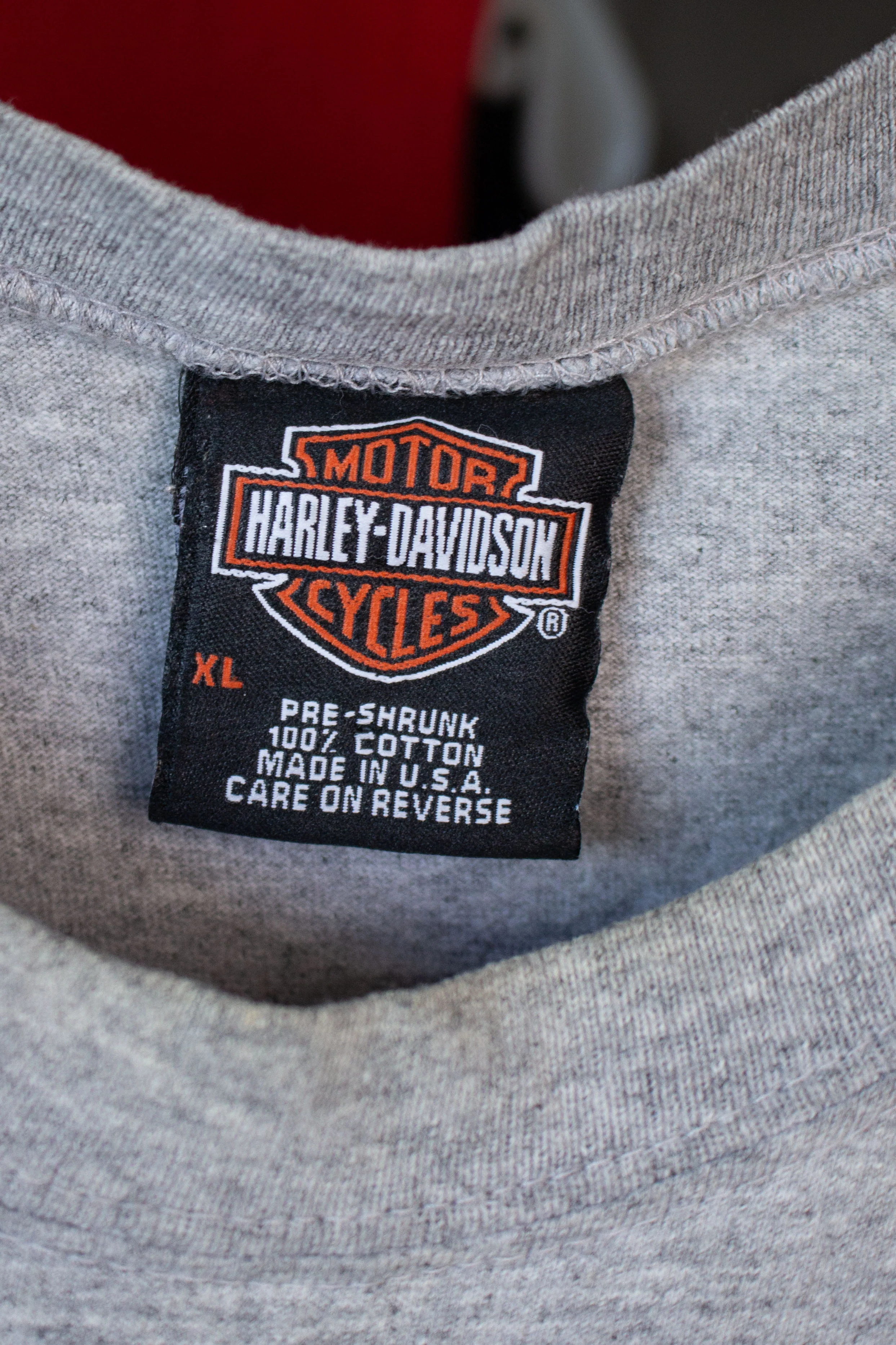 Vintage Sleeveless American Eagle Harley Davidson T-Shirt (2000s) - Image 3