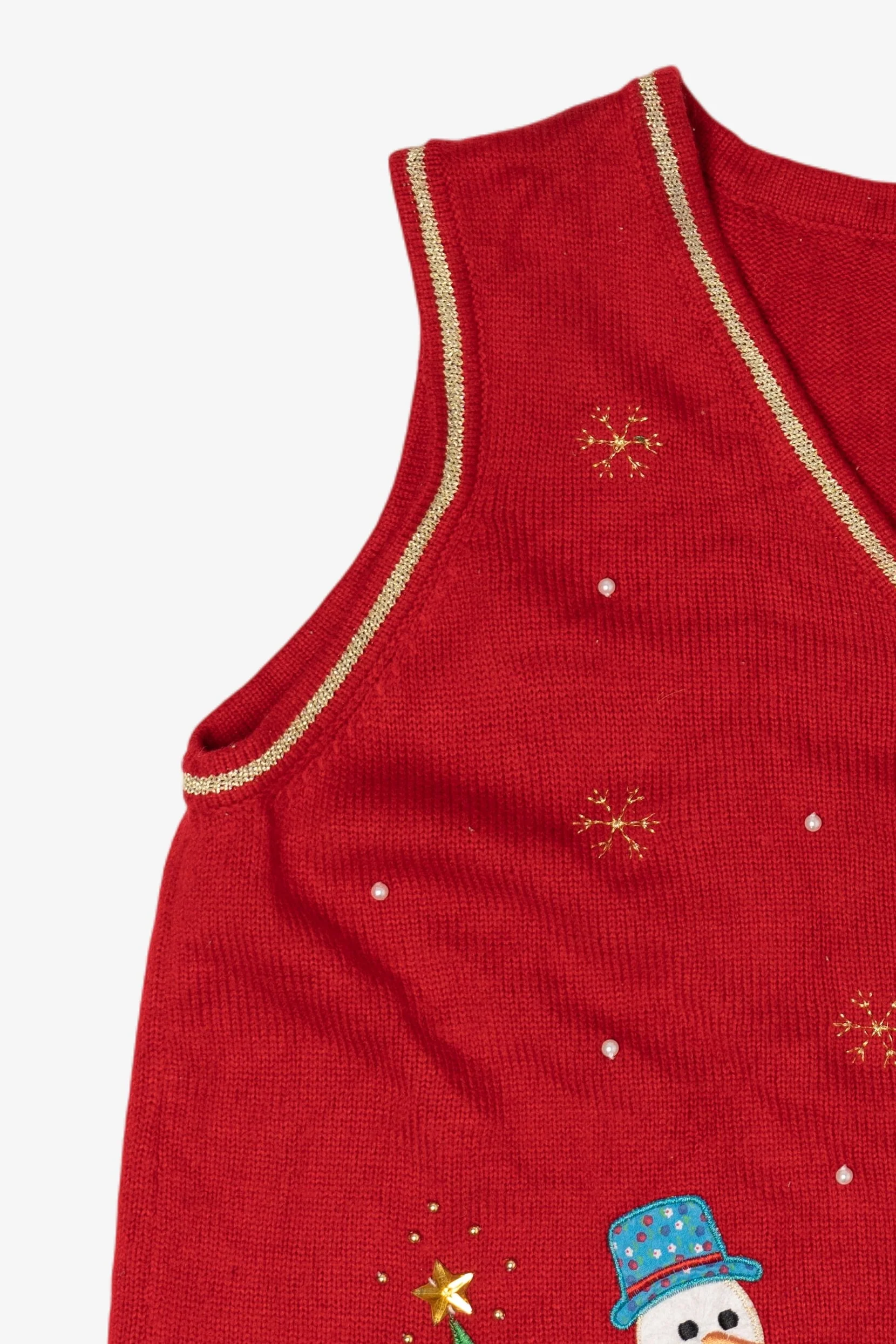 Vintage Snowmen Ugly Christmas Sweater (2000s) - Image 5