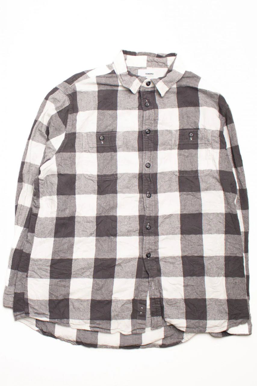 Vintage Sonoma Flannel Shirt (2000s) - Image 2