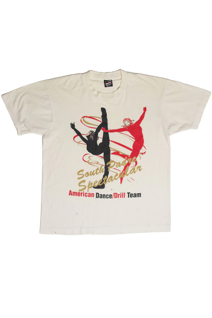 Vintage South Padre Spectacular Dance Team T-Shirt - Image 3
