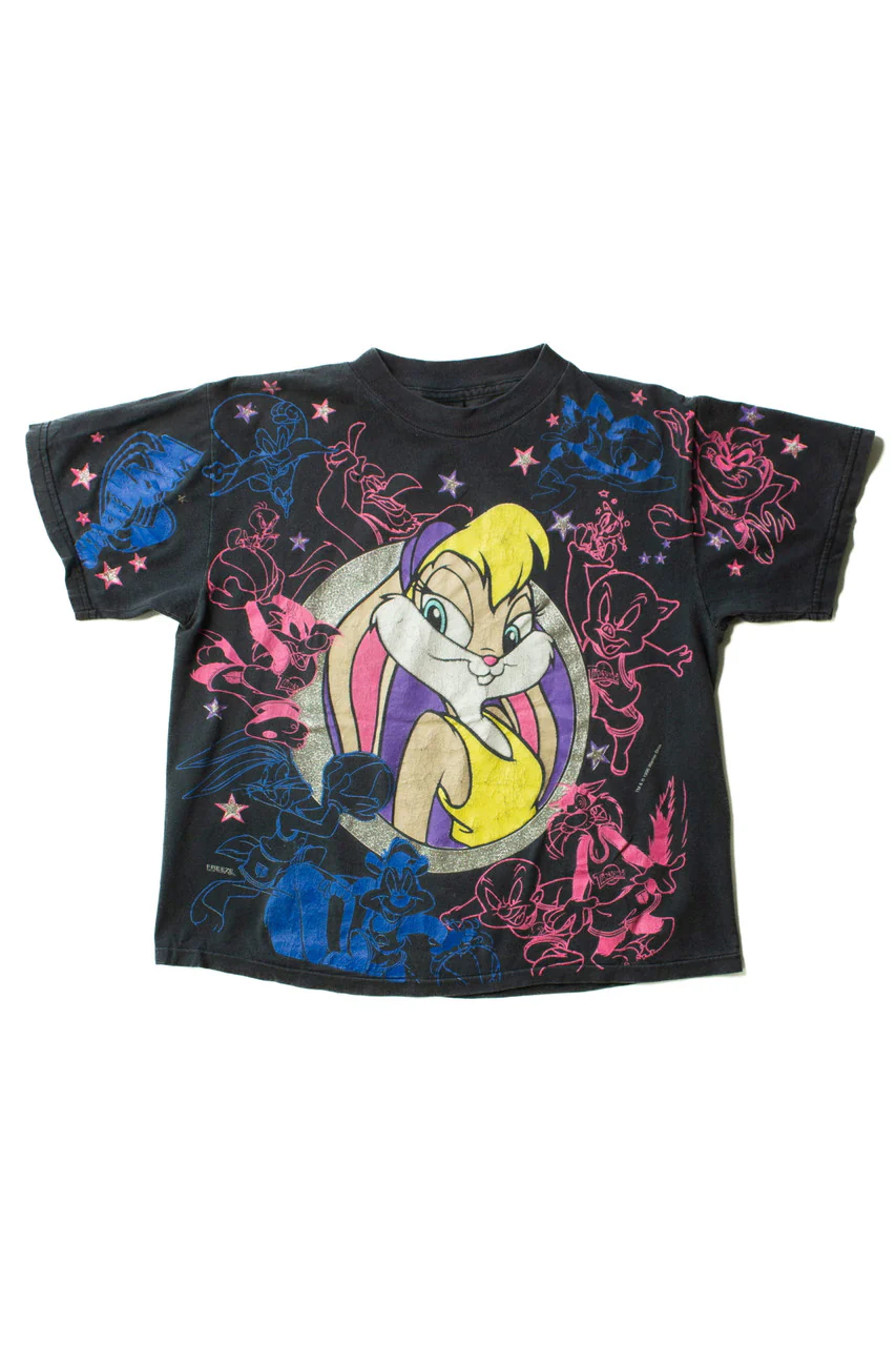 Vintage Space Jam Lola Bunny T-Shirt (1996) - Image 2