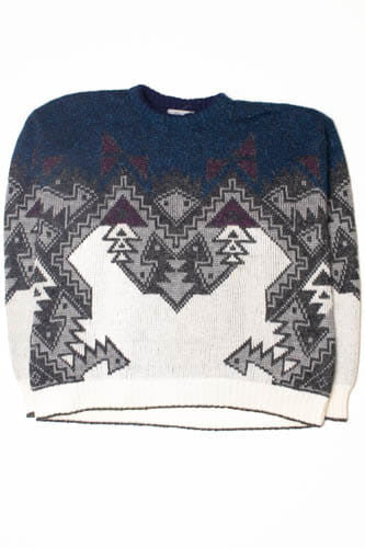 Vintage Sparkly 80s Sweater 4204 - Image 2