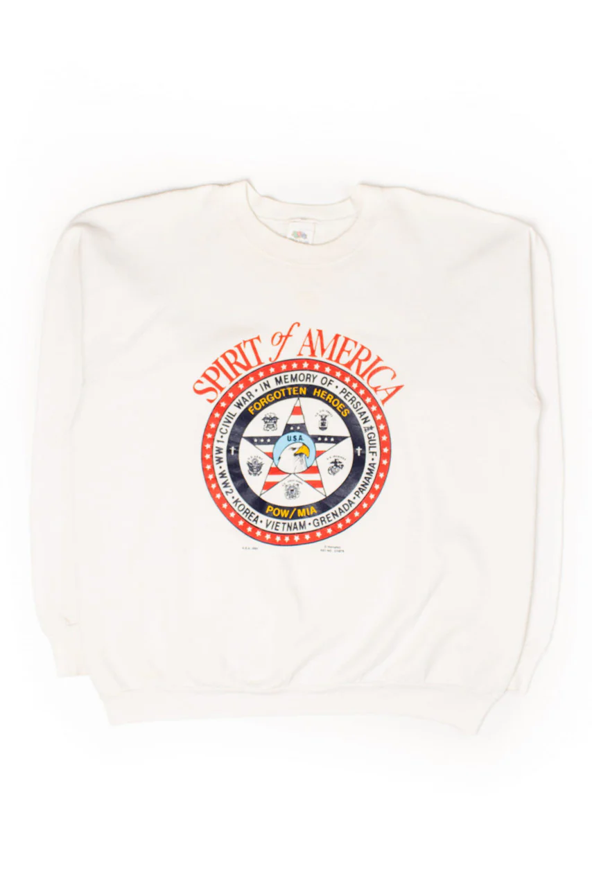 Vintage Spirit Of America Sweatshirt (1991) - Image 2