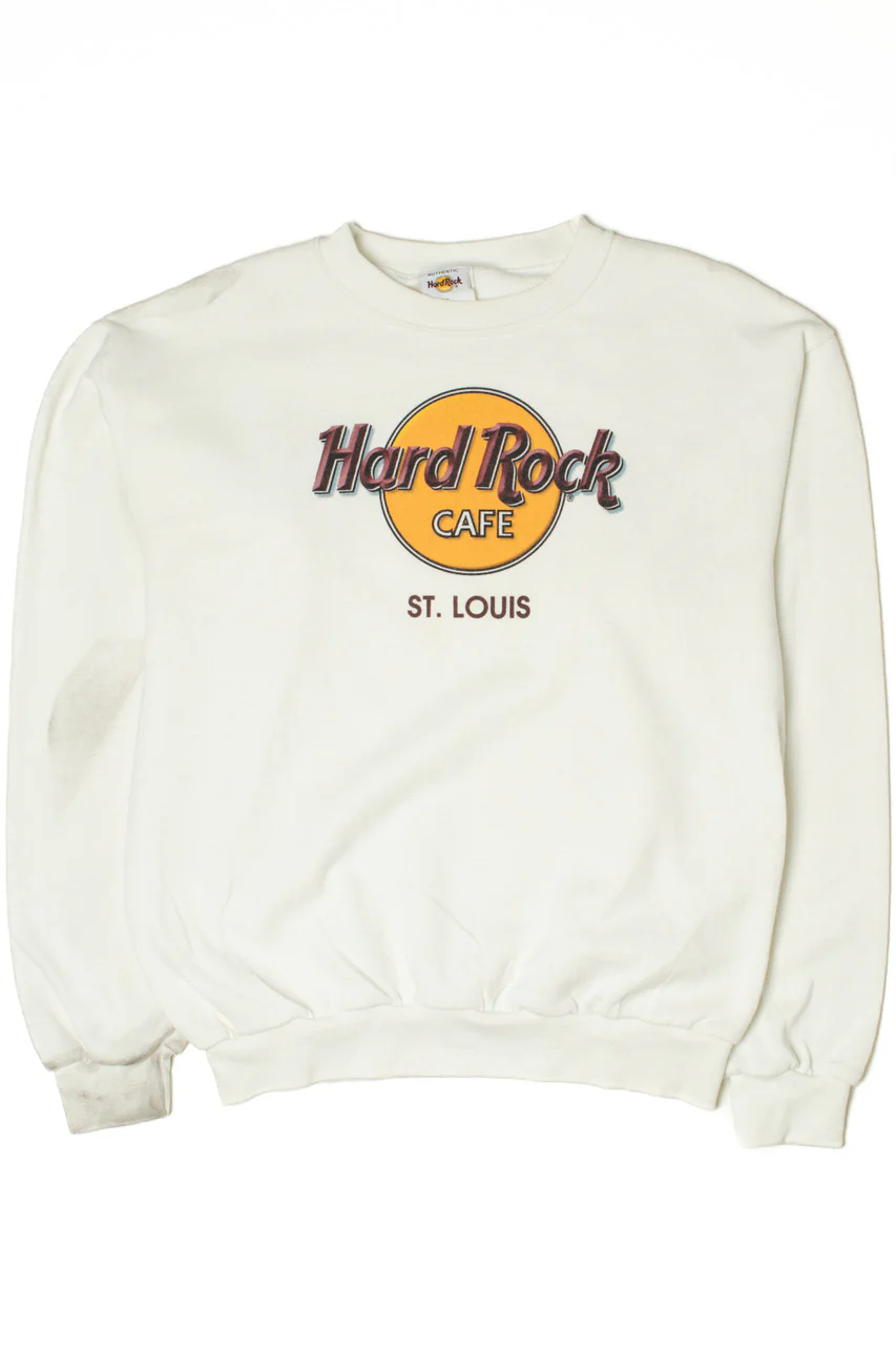 Vintage St. Louis Hard Rock Cafe Sweatshirt - Image 2