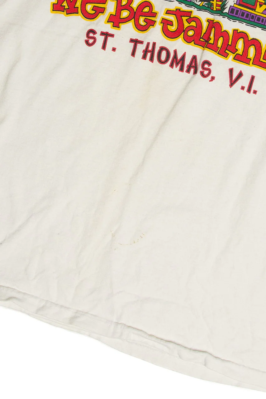 Vintage St. Thomas Island We Be Jammin' T-Shirt - Image 2