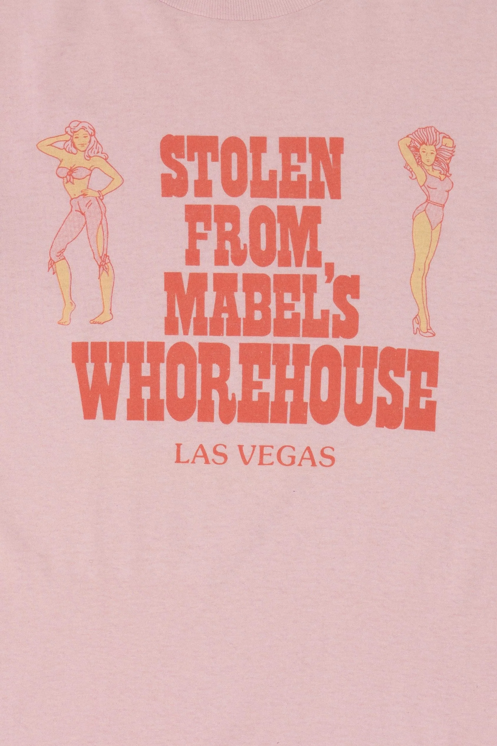 Vintage "Stolen From Mabel's Whorehouse" Las Vegas Single Stitch T-Shirt (1980s) - Image 2