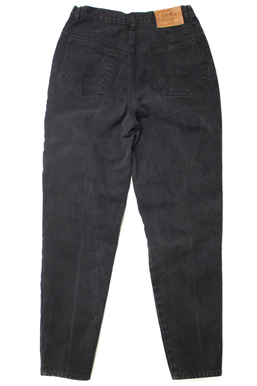 Vintage Suede Patchwork Denim Jeans (sz. 11) - Image 4