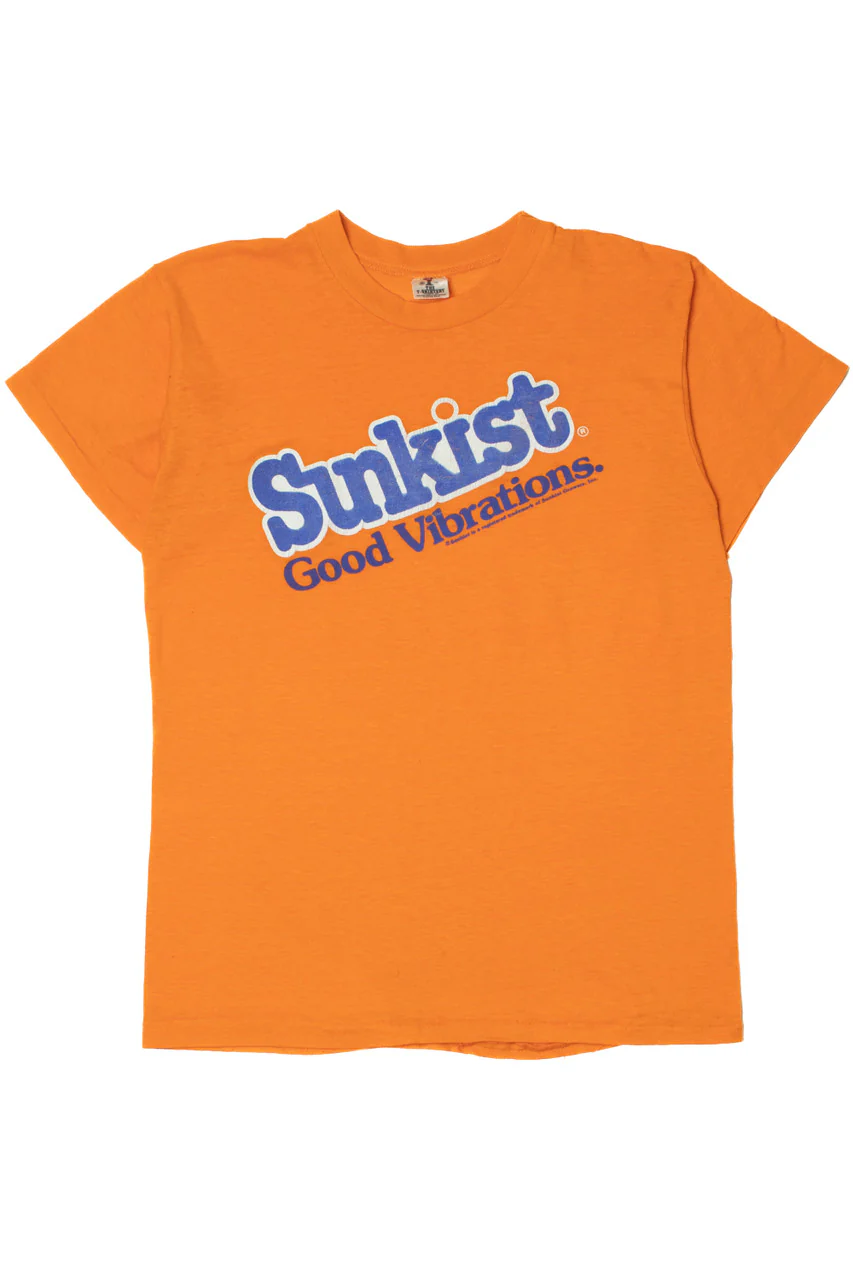 Vintage Sunkist "Good Vibrations" Single Stitch T-Shirt - Image 3