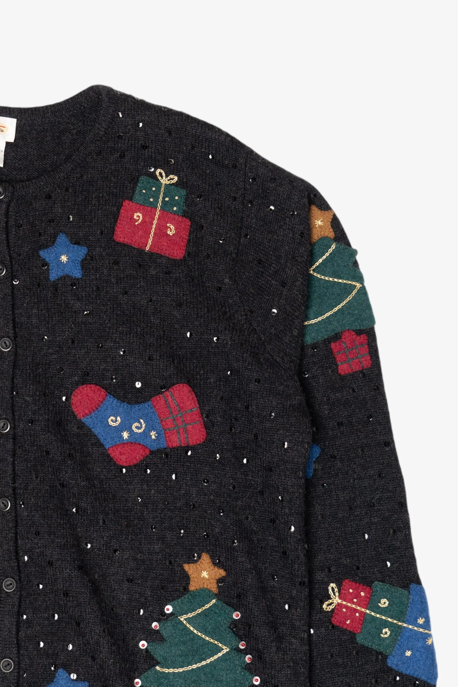 Vintage Talbots Ugly Christmas Cardigan (1990s) - Image 6