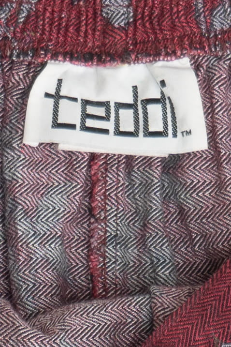 Vintage Teddi Floral And Paisley Skirt (1990s) - Image 4