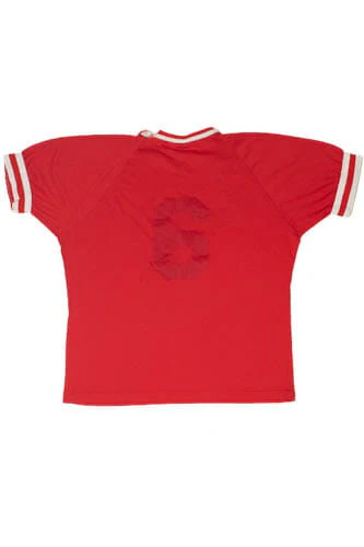 Vintage THRASHED Hook's Tavern Baseball Ringer T-Shirt (1990s)