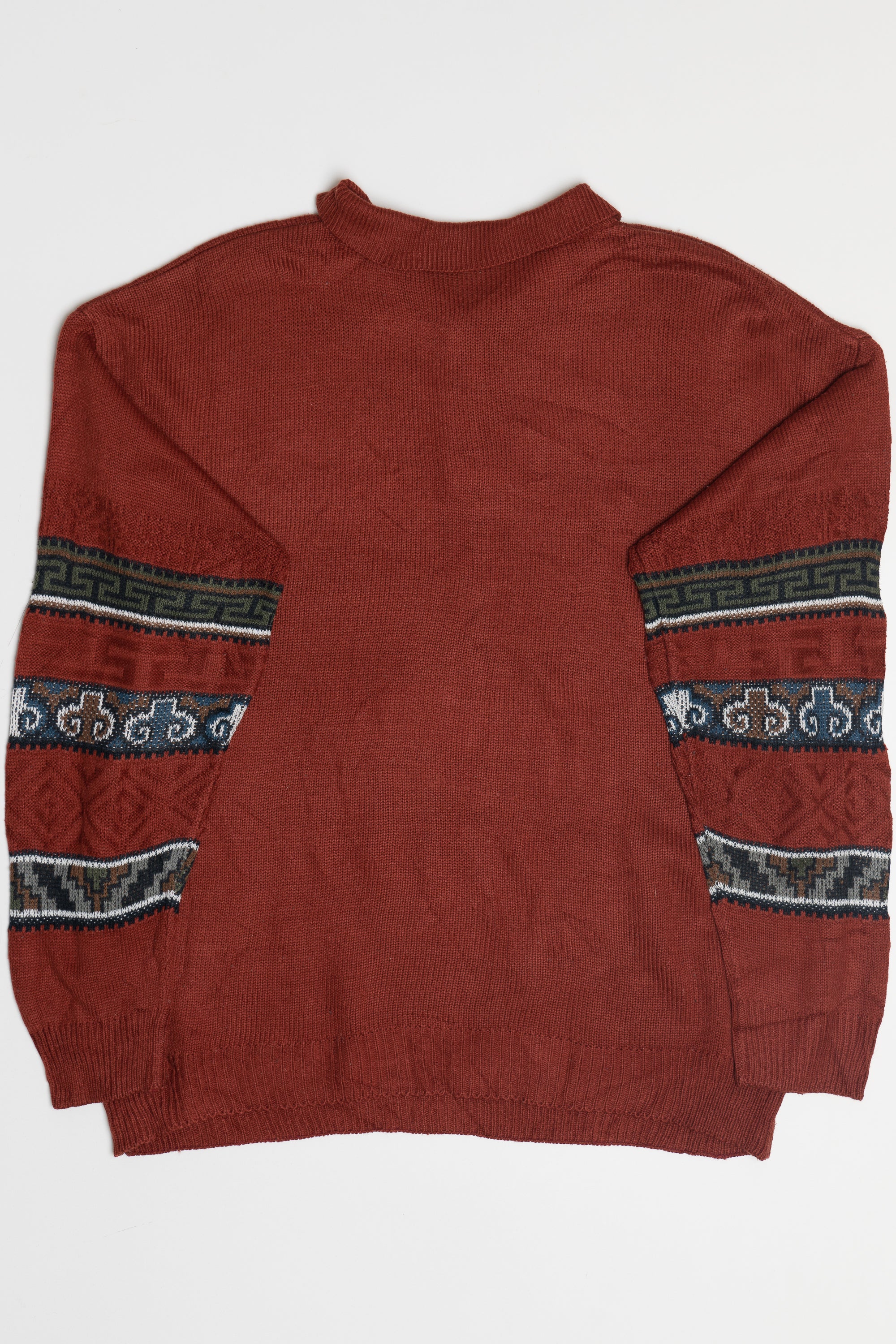Vintage Three Button Collared 80s Sweater (1980s) - Image 3