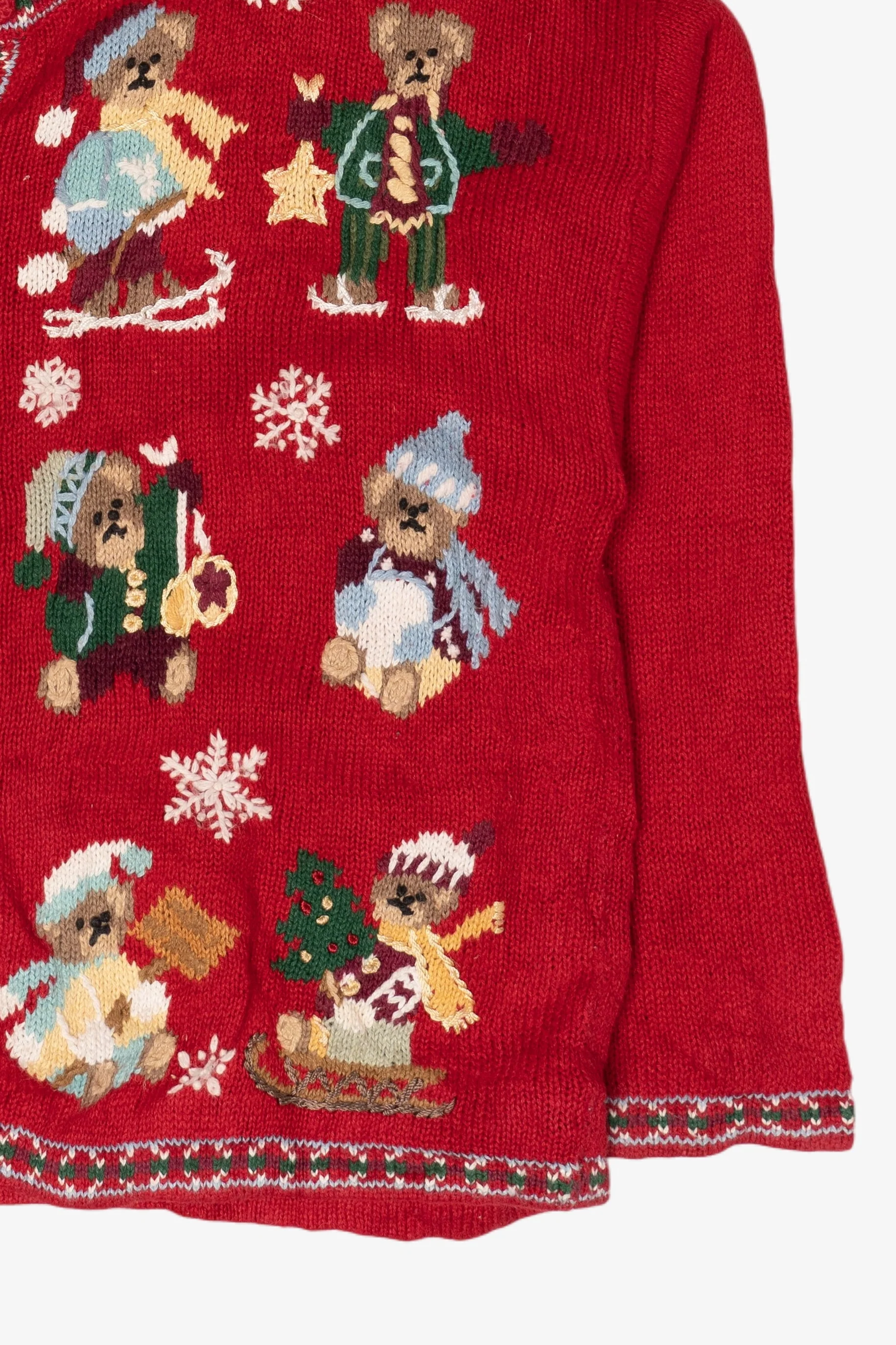 Vintage Tiara Bears Ugly Christmas Sweater (1990s) - Image 8