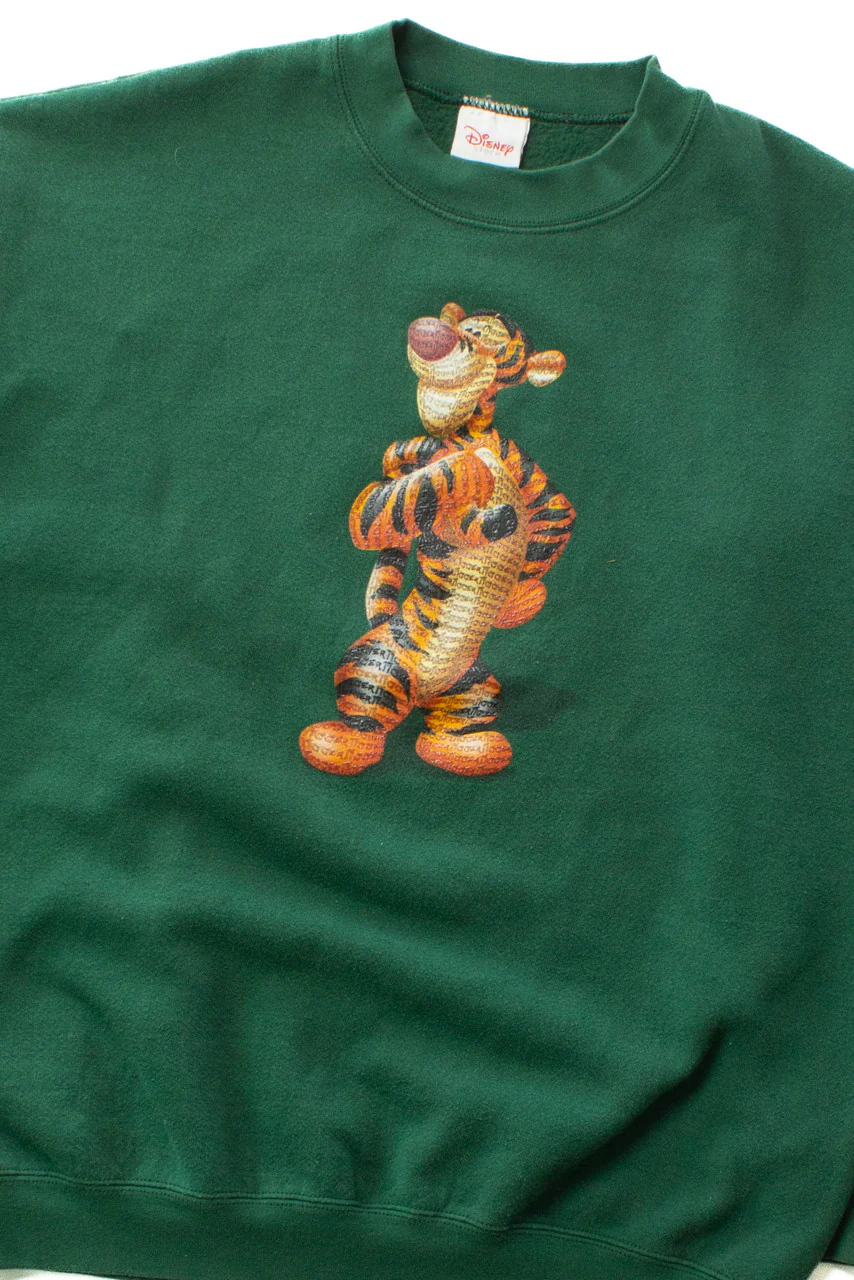 Vintage Tigger Writing Sweatshirt (2000s)
