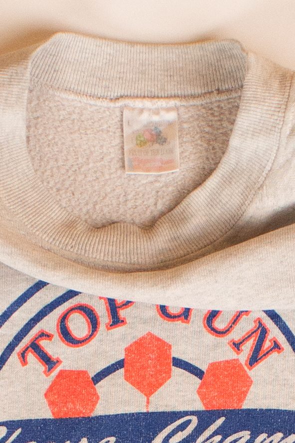 Vintage Top Gun Challenge House Champ Sweatshirt (1990s) - Image 3