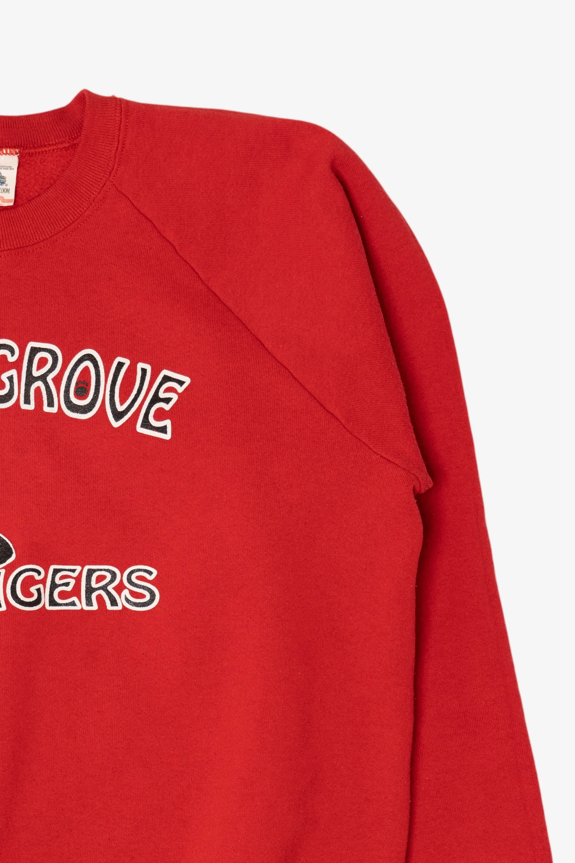 Vintage Tulip Grove Tigers Raglan Sweatshirt (1990s) - Image 6