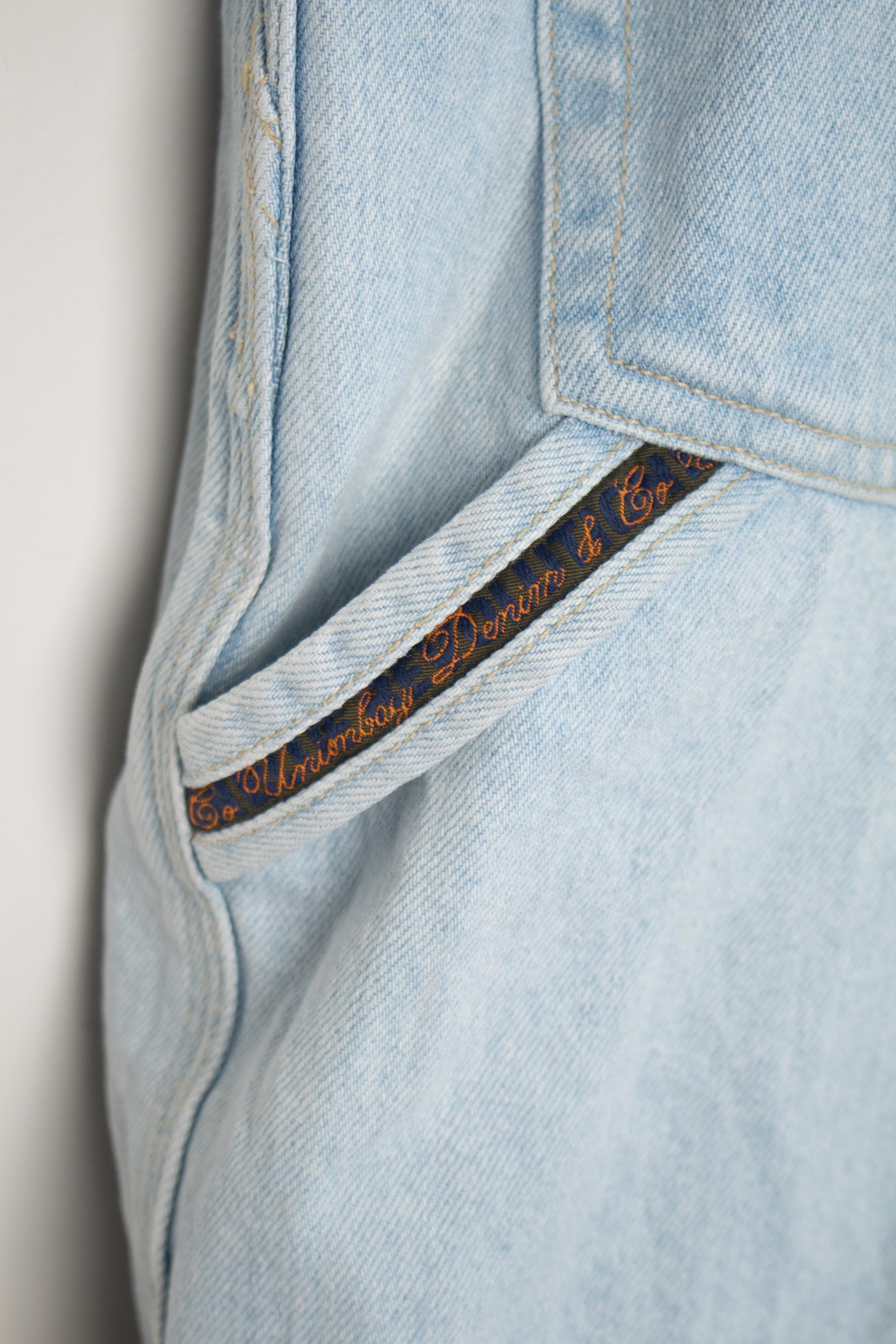 Vintage Unionbay Denim Overall Shorts (1990s) - Image 4
