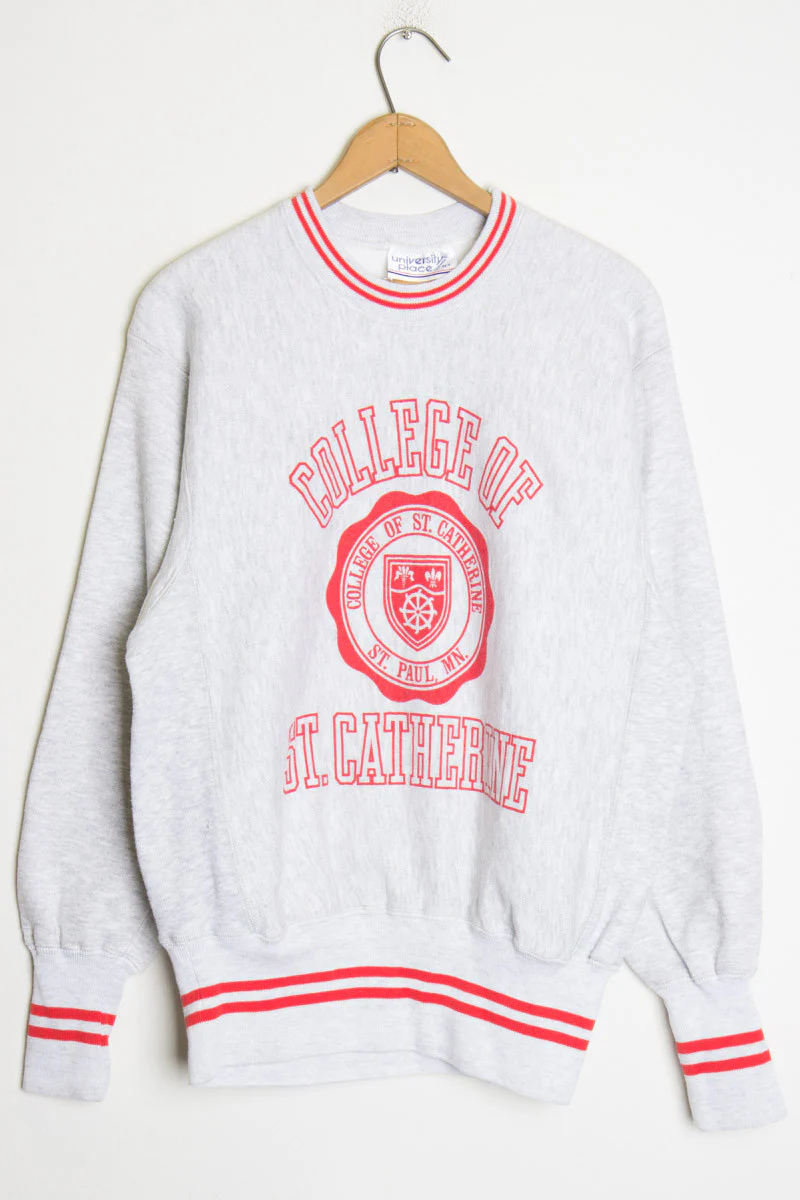 Vintage University of St. Catherine Sweatshirt - Image 2