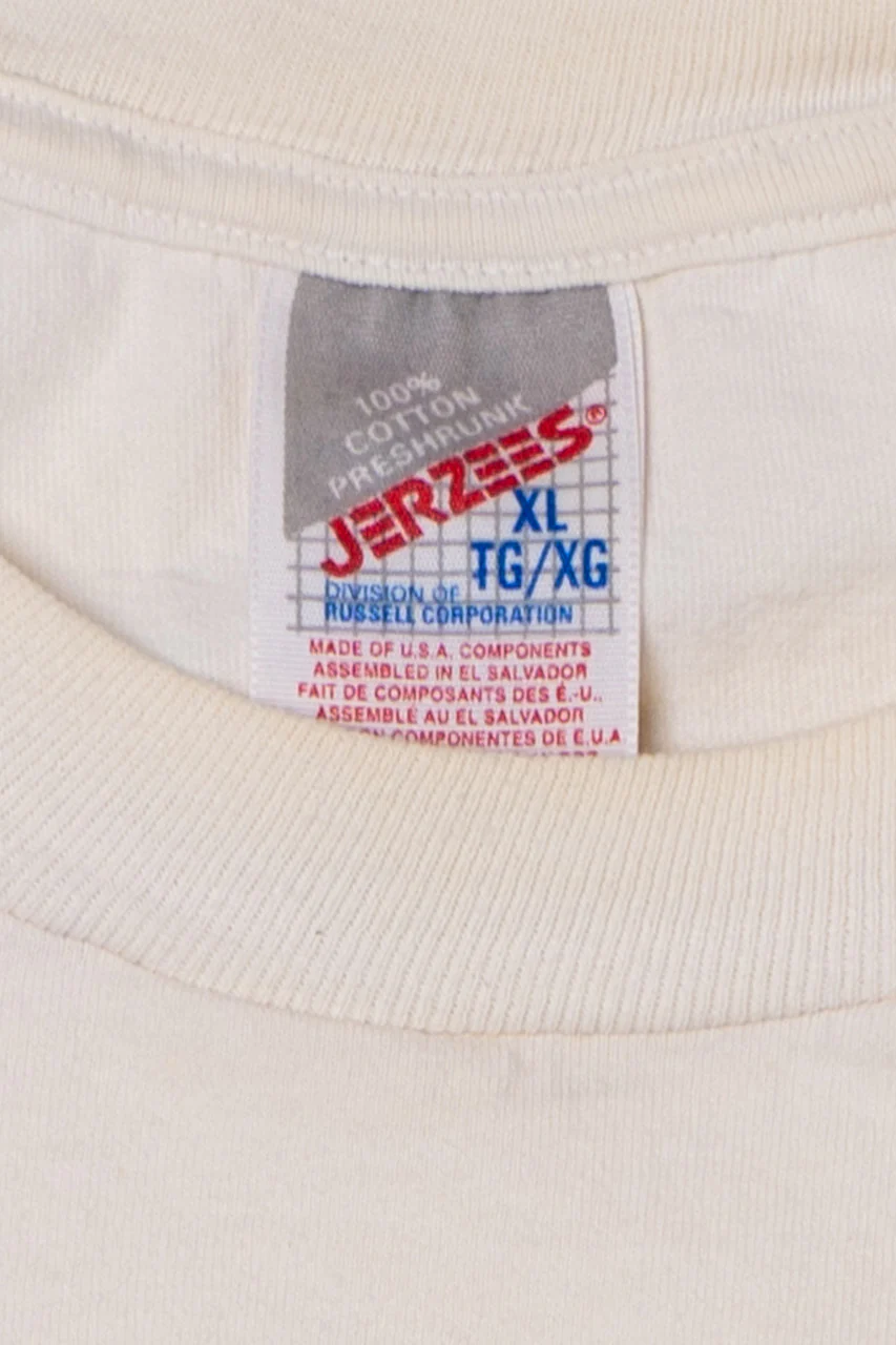 Vintage WFMU 91.1 "Morning Zoo? Feh!" Radio Host T-Shirt - Image 2