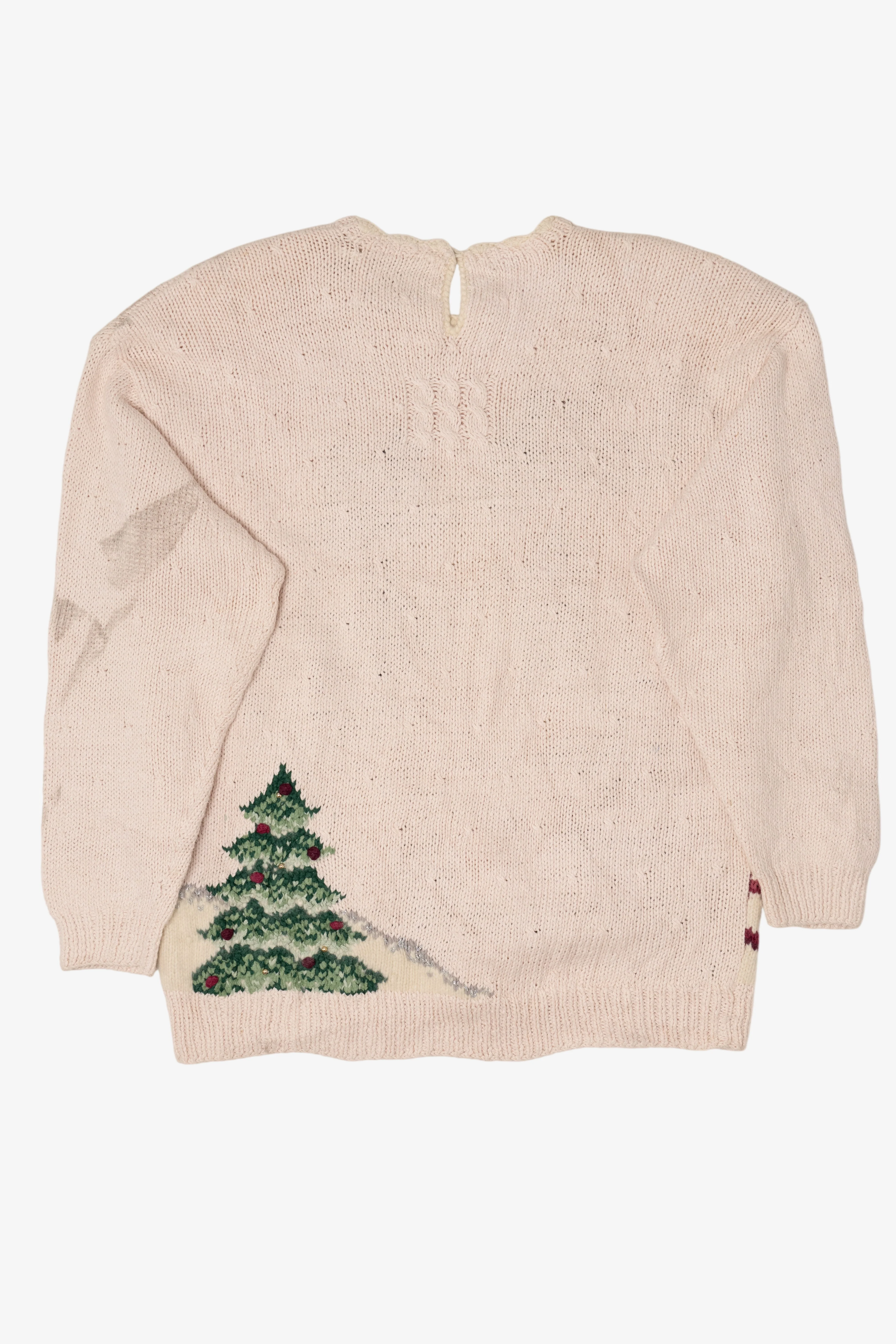 Vintage White Marisa Christina Trees Ugly Christmas Pullover (1990s) - Image 2