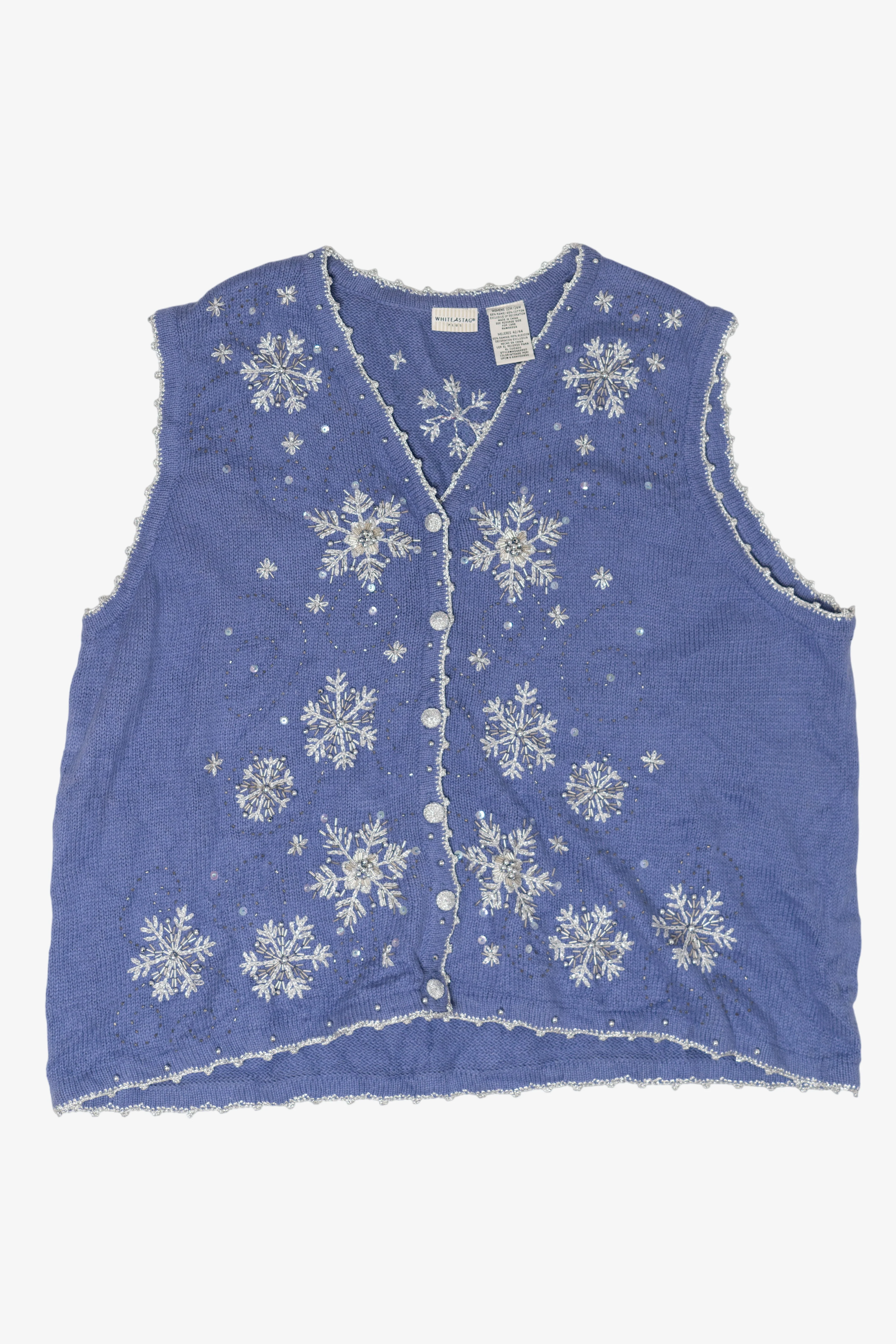 Vintage White Stag Ugly Christmas Vest (2000s)