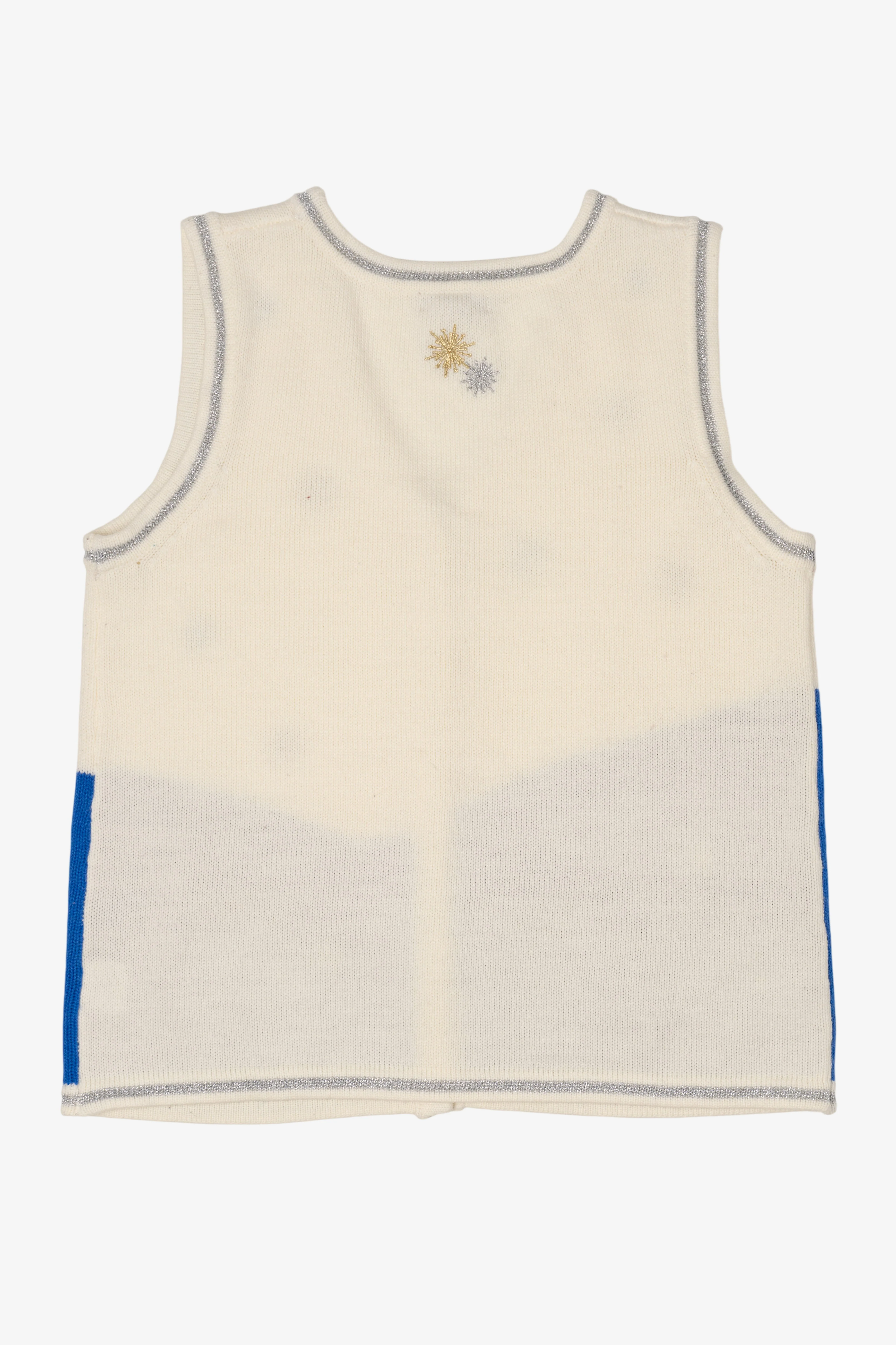 Vintage White Stag Ugly Christmas Vest (2000s) - Image 2